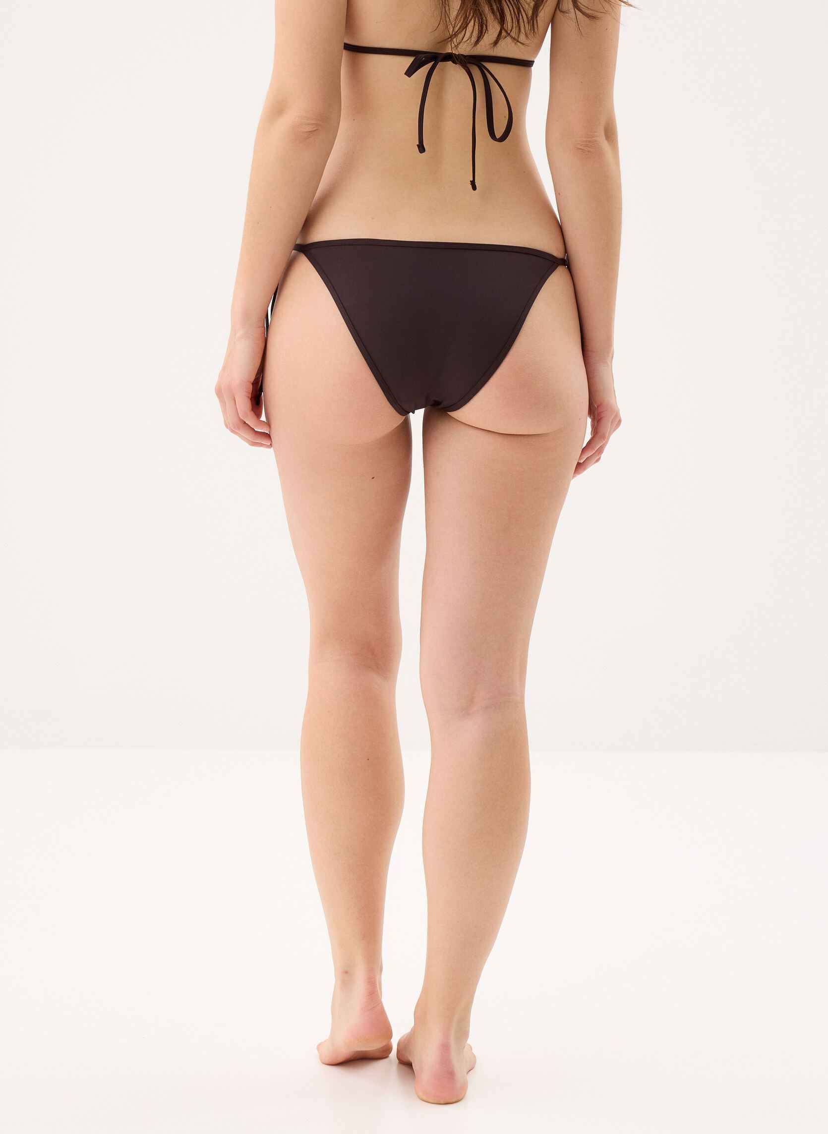 Bikini-Hose Maillot De Bain MF9844 damen braun Lacoste Bikini-Hose Maillot De Bain MF9844 damen braun BUFFLE