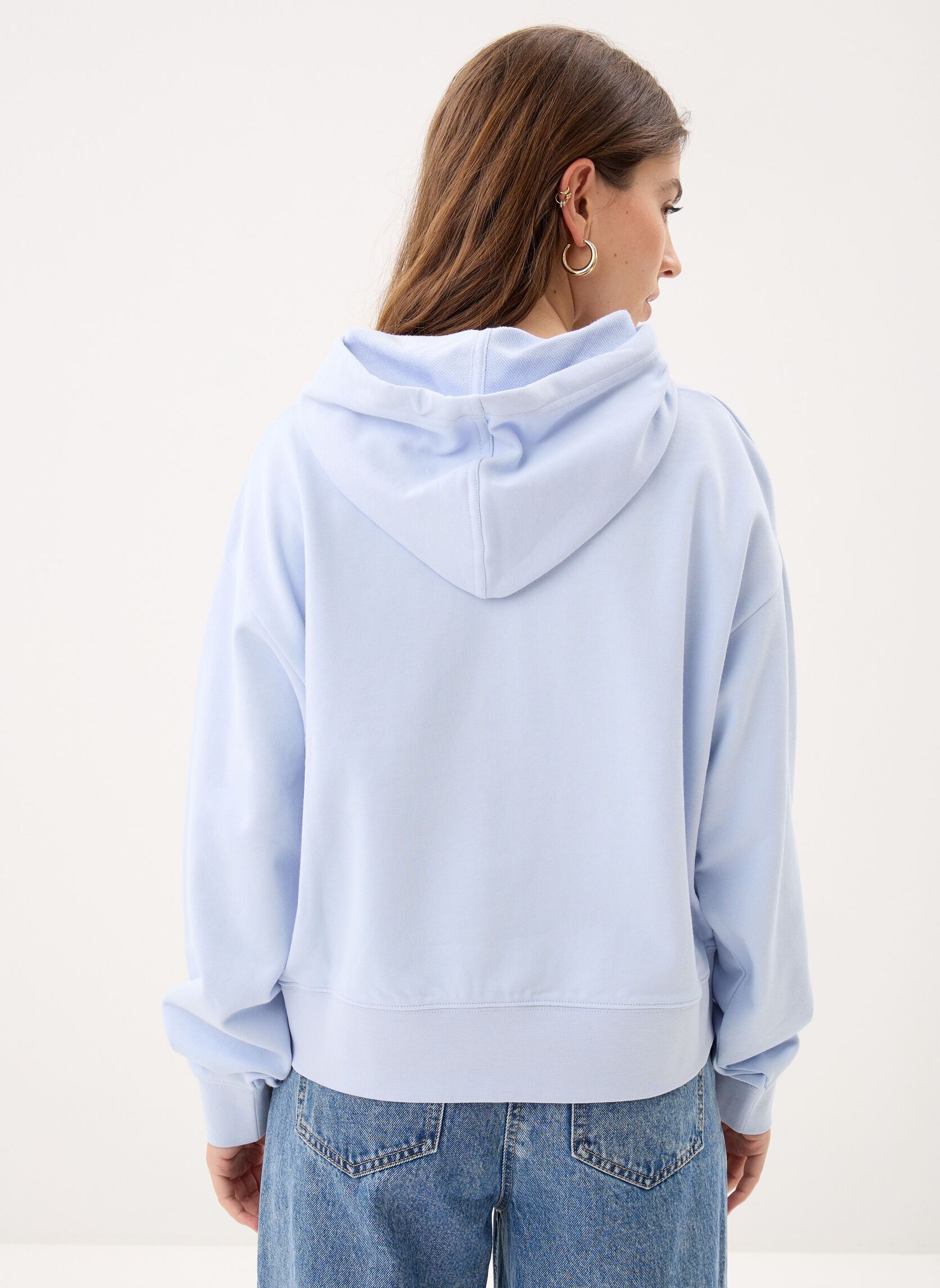 Kapuzenpullover Sweatshirt SF7607 damen blau Lacoste Kapuzenpullover Sweatshirt SF7607 damen blau PHOENIX