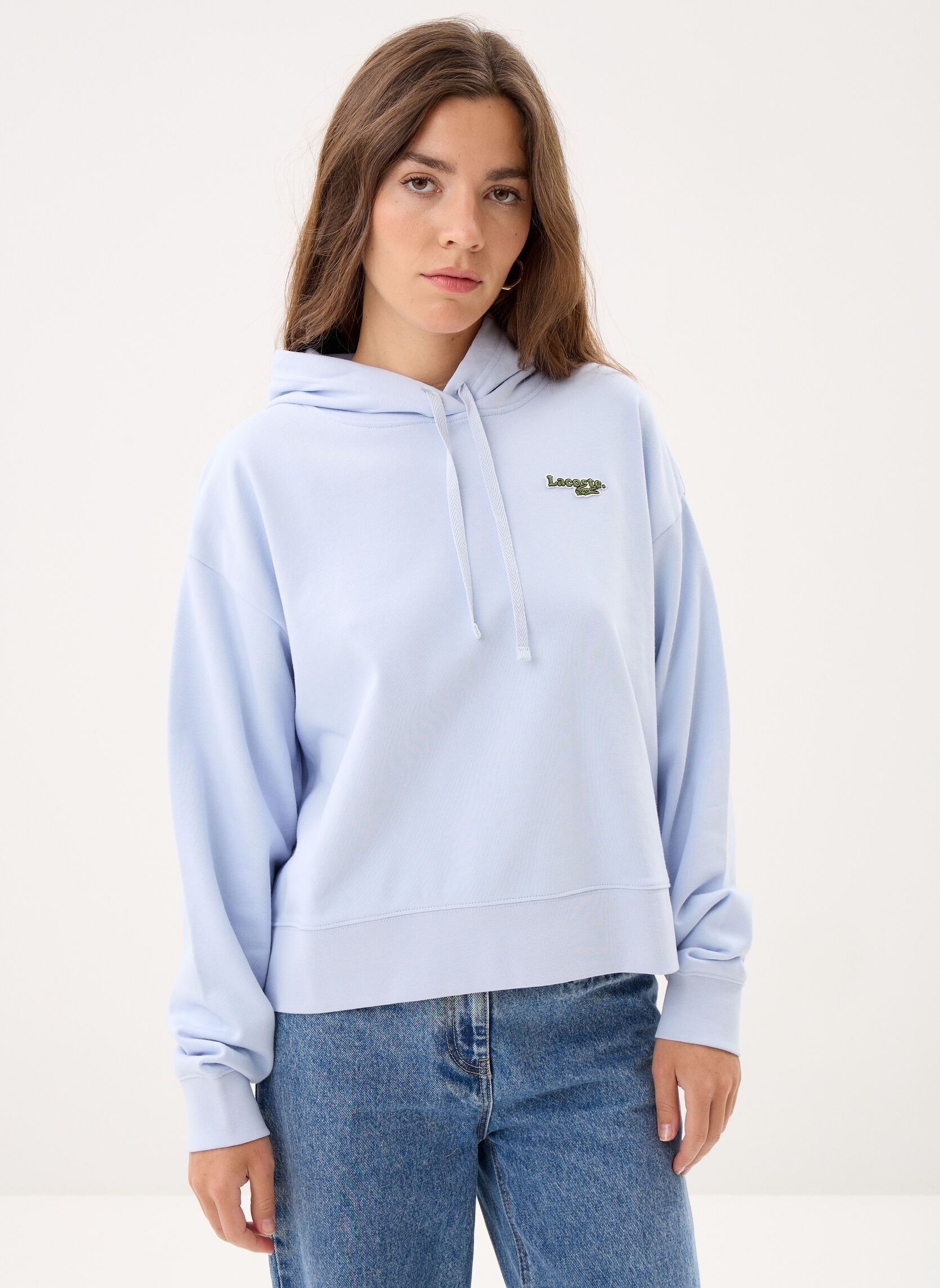 Kapuzenpullover Sweatshirt SF7607 damen blau Lacoste Kapuzenpullover Sweatshirt SF7607 damen blau PHOENIX