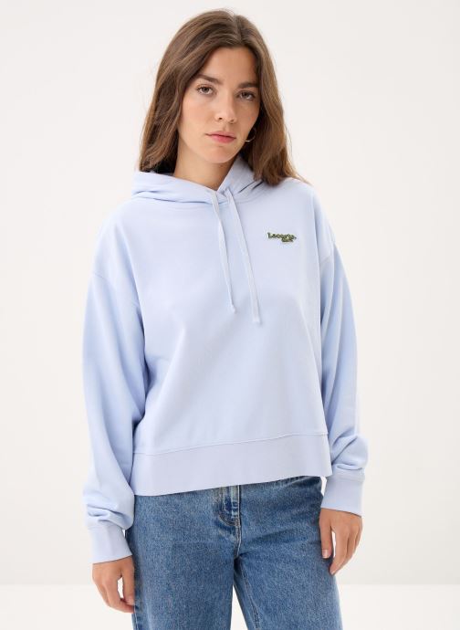 Lacoste Kapuzenpullover Sweatshirt SF7607 damen blau