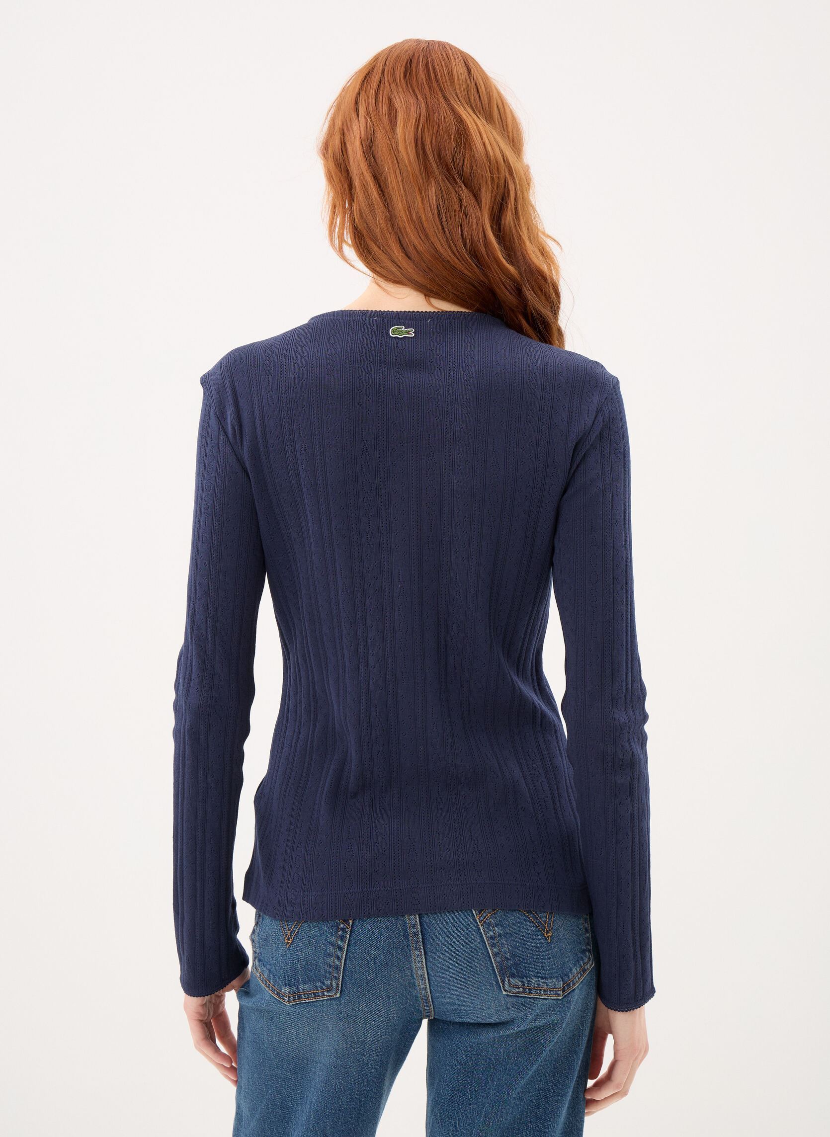 Gilets Gilet TF9866 femme bleu Lacoste Gilets Gilet TF9866 femme bleu MARINE