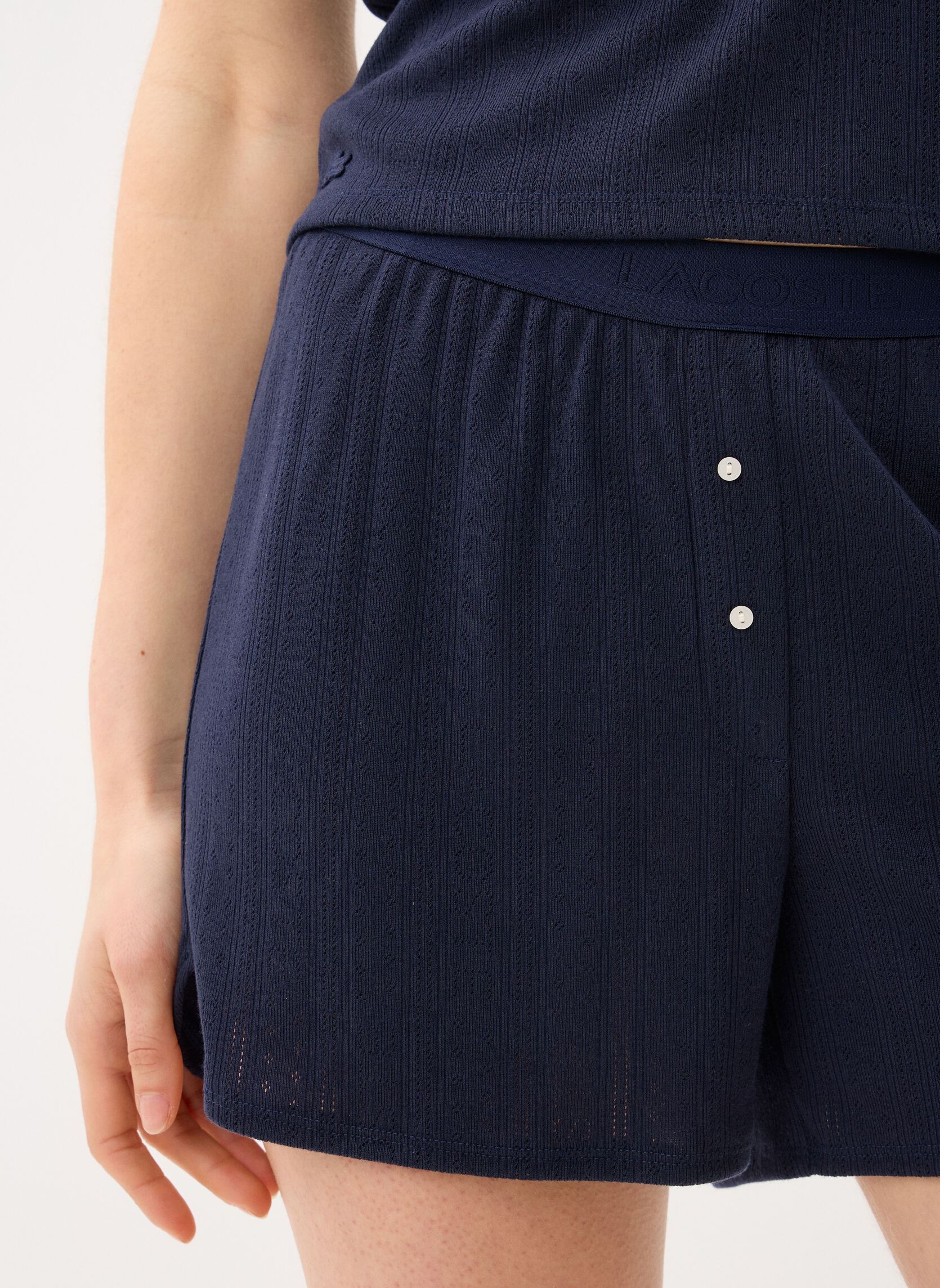 Ensembles de pyjamas Loungewear Pyjama Set 4F1523 femme bleu Lacoste Ensembles de pyjamas Loungewear Pyjama Set 4F1523 femme bleu Marine