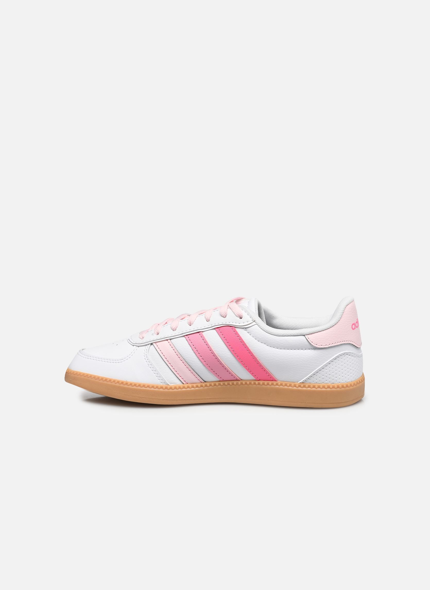 Baskets BREAKNET SLEEK W femme blanc adidas sportswear Baskets BREAKNET SLEEK W femme blanc FTWWHT/CLPINK/BLIPNK