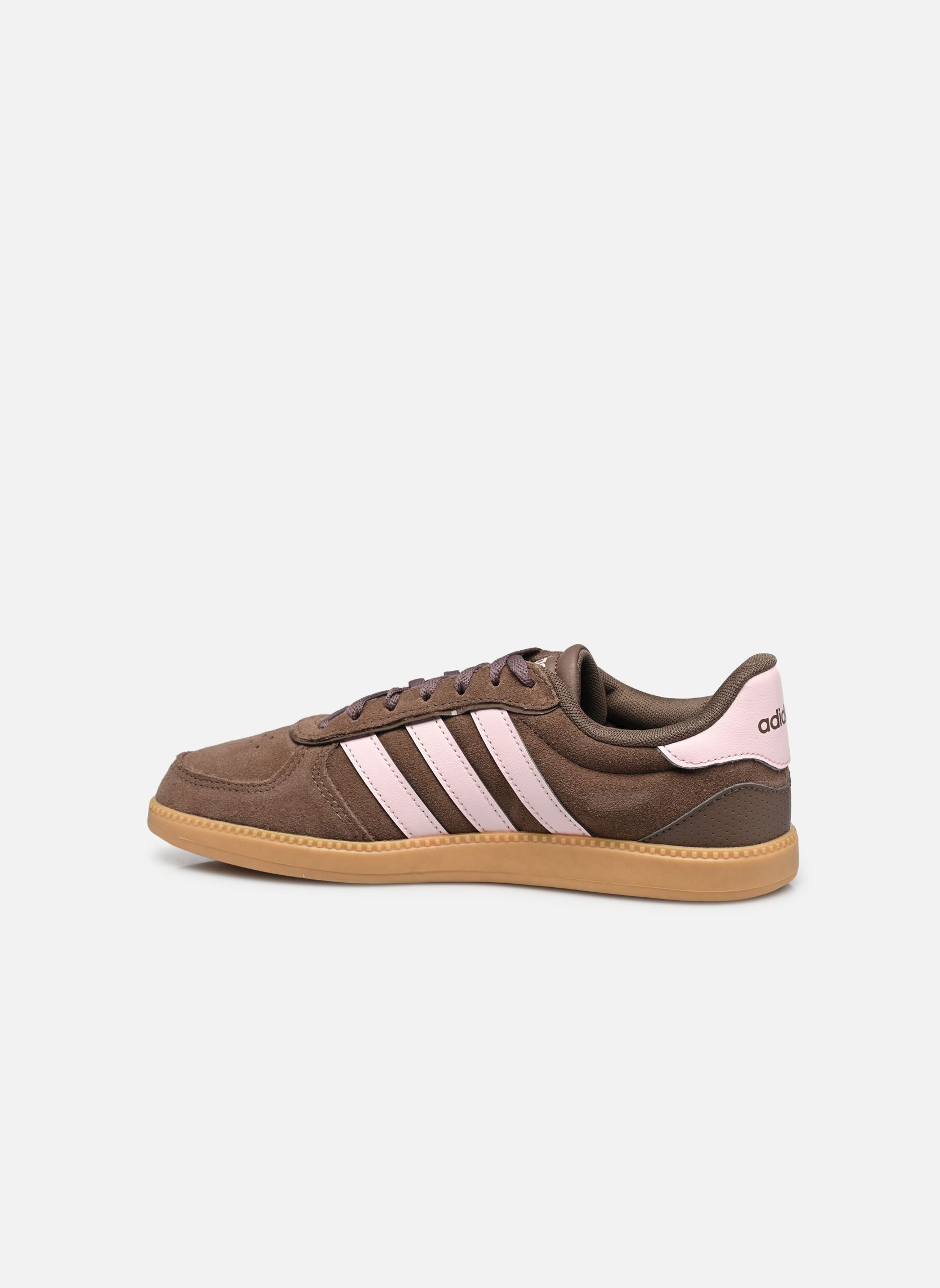 Baskets BREAKNET SLEEK W femme marron adidas sportswear Baskets BREAKNET SLEEK W femme marron EARSTR/CLPINK/GUM3