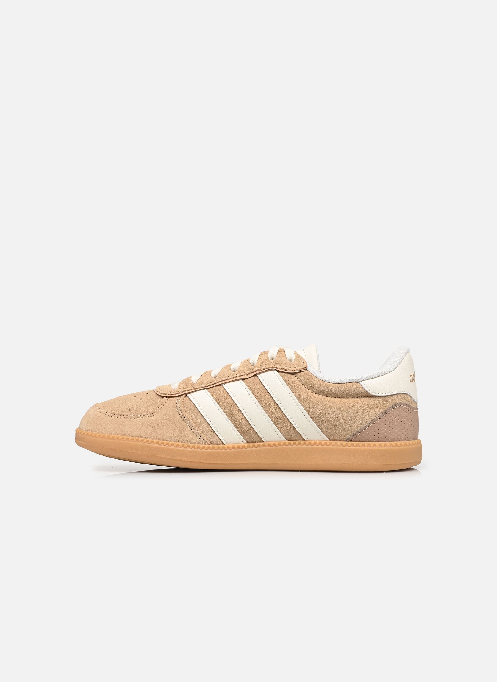 Baskets BREAKNET SLEEK W femme marron adidas sportswear Baskets BREAKNET SLEEK W femme marron WARSAN/CWHITE/GUM3