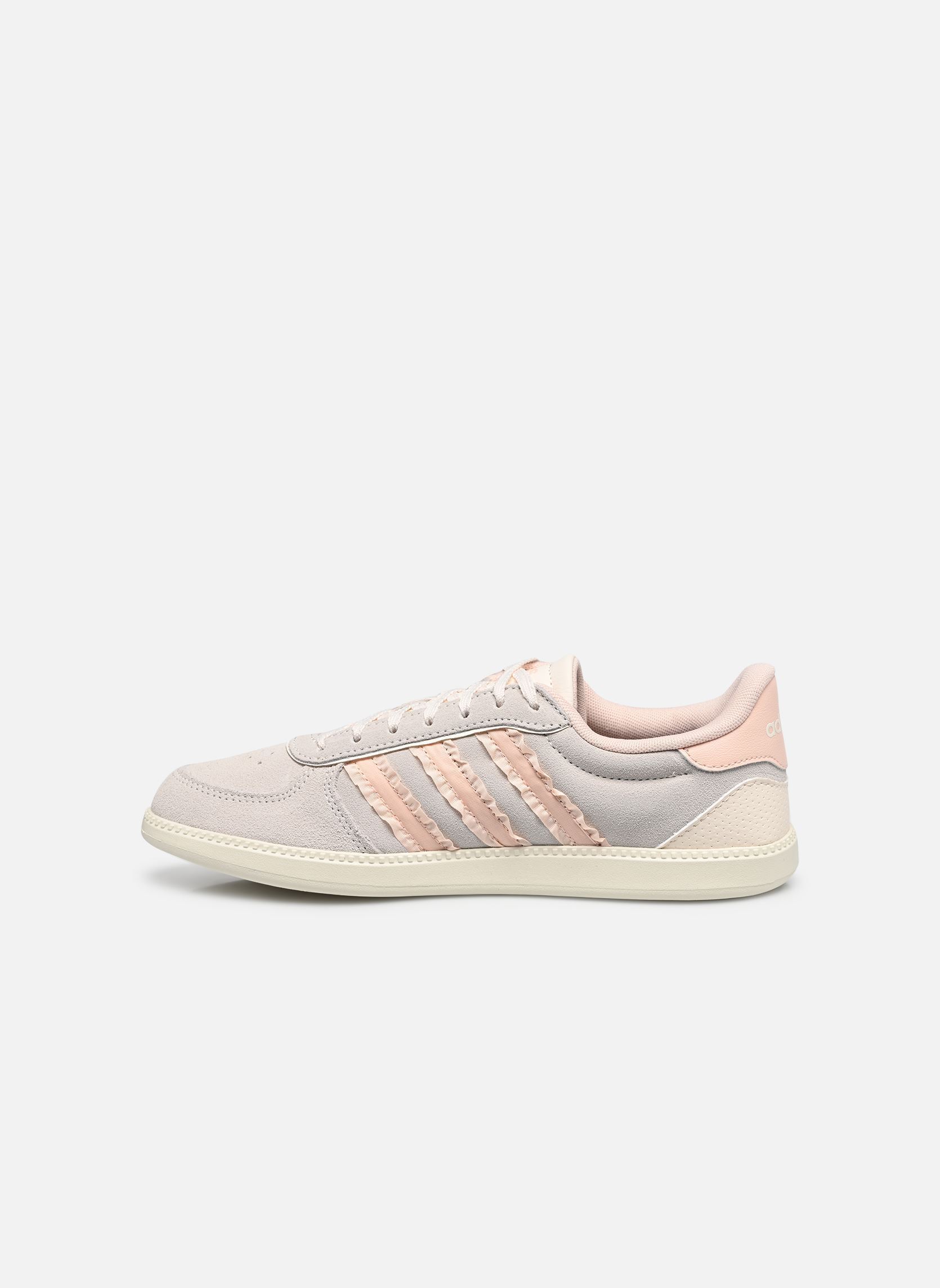 Baskets BREAKNET SLEEK W femme gris adidas sportswear Baskets BREAKNET SLEEK W femme gris CWHITE/BLUPNK/OWHITE