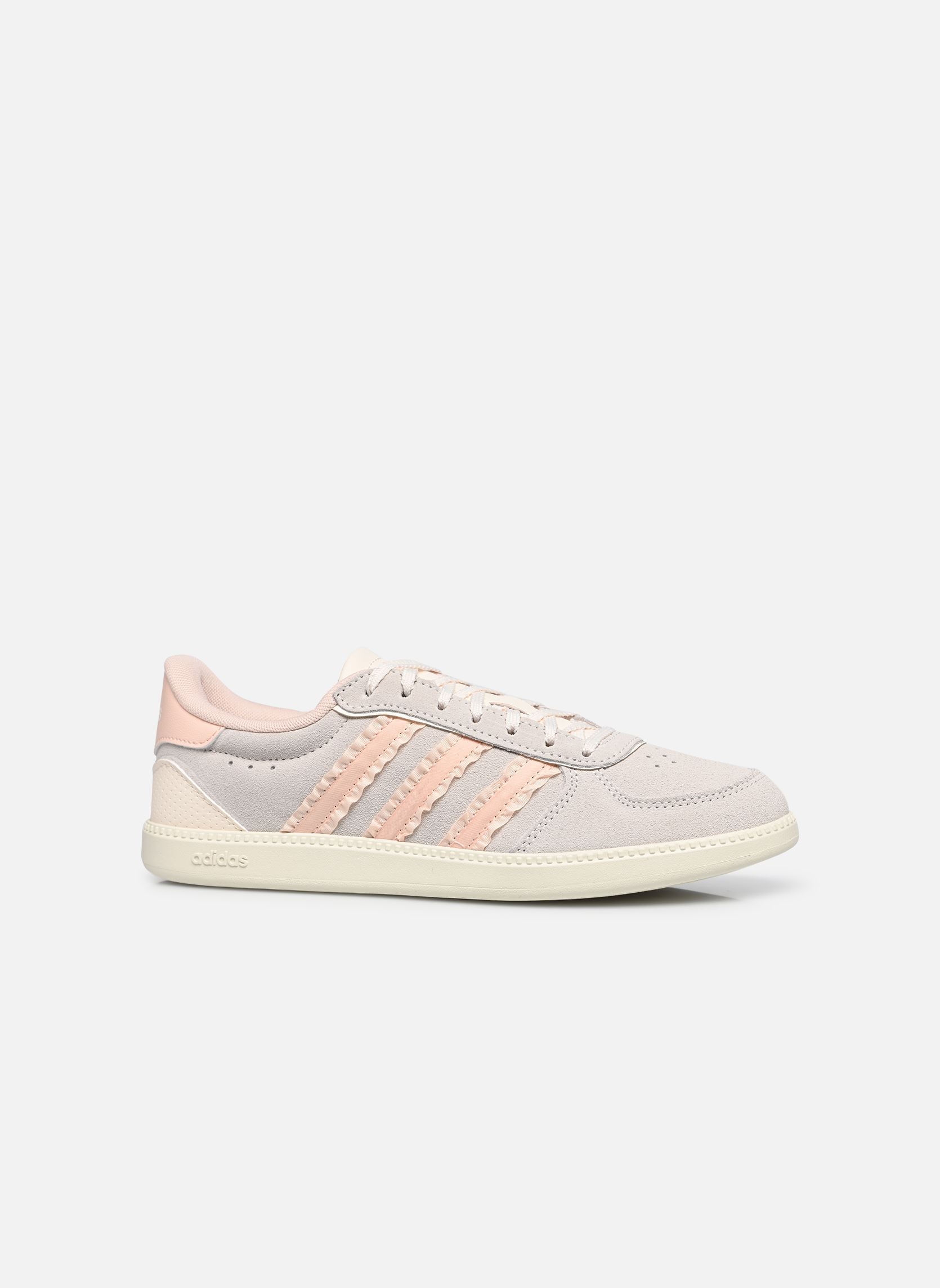 Baskets BREAKNET SLEEK W femme gris adidas sportswear Baskets BREAKNET SLEEK W femme gris CWHITE/BLUPNK/OWHITE