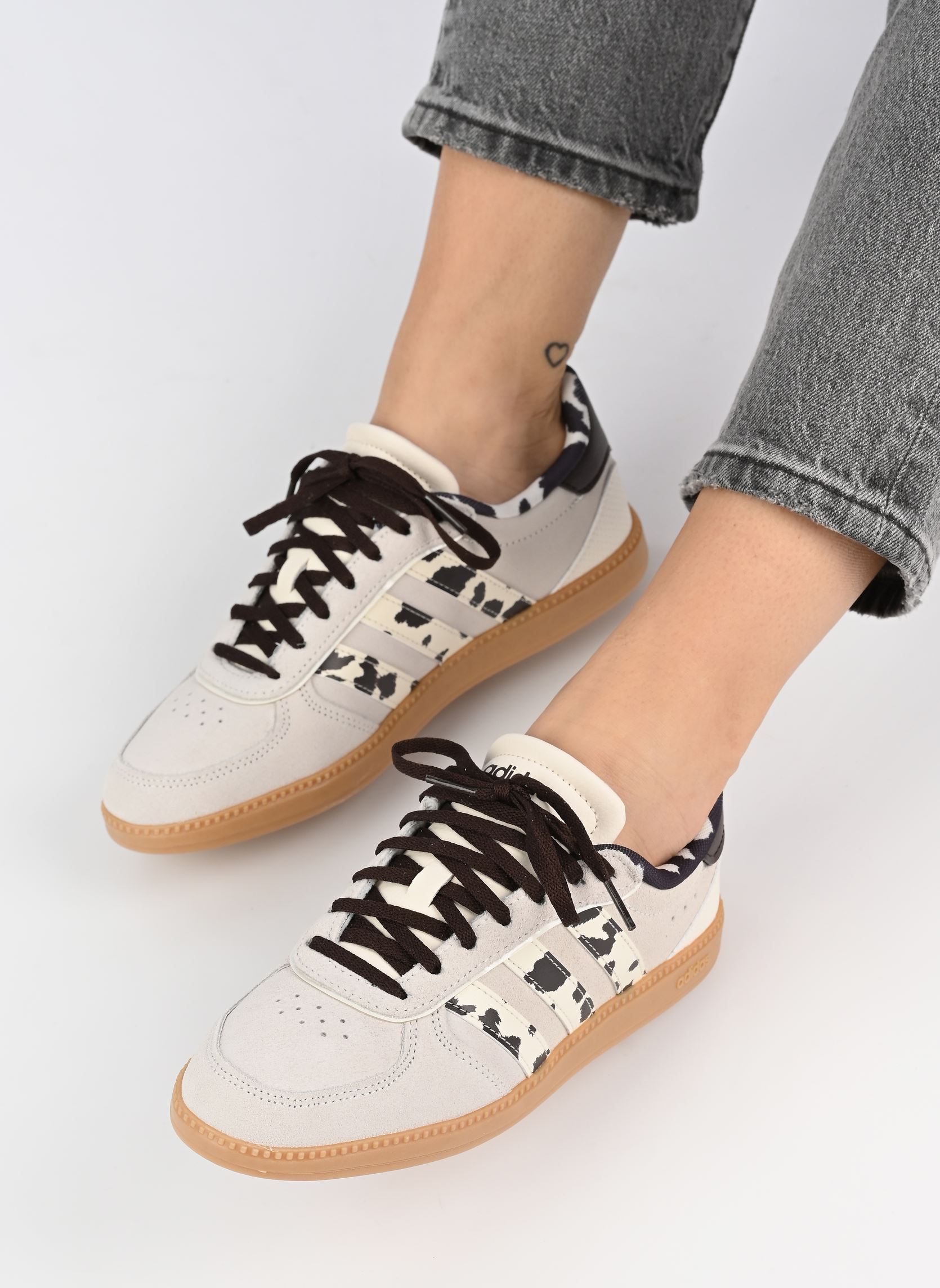 Sneaker BREAKNET SLEEK W damen weiß adidas sportswear Sneaker BREAKNET SLEEK W damen weiß OWHITE/OWHITE/DBROWN