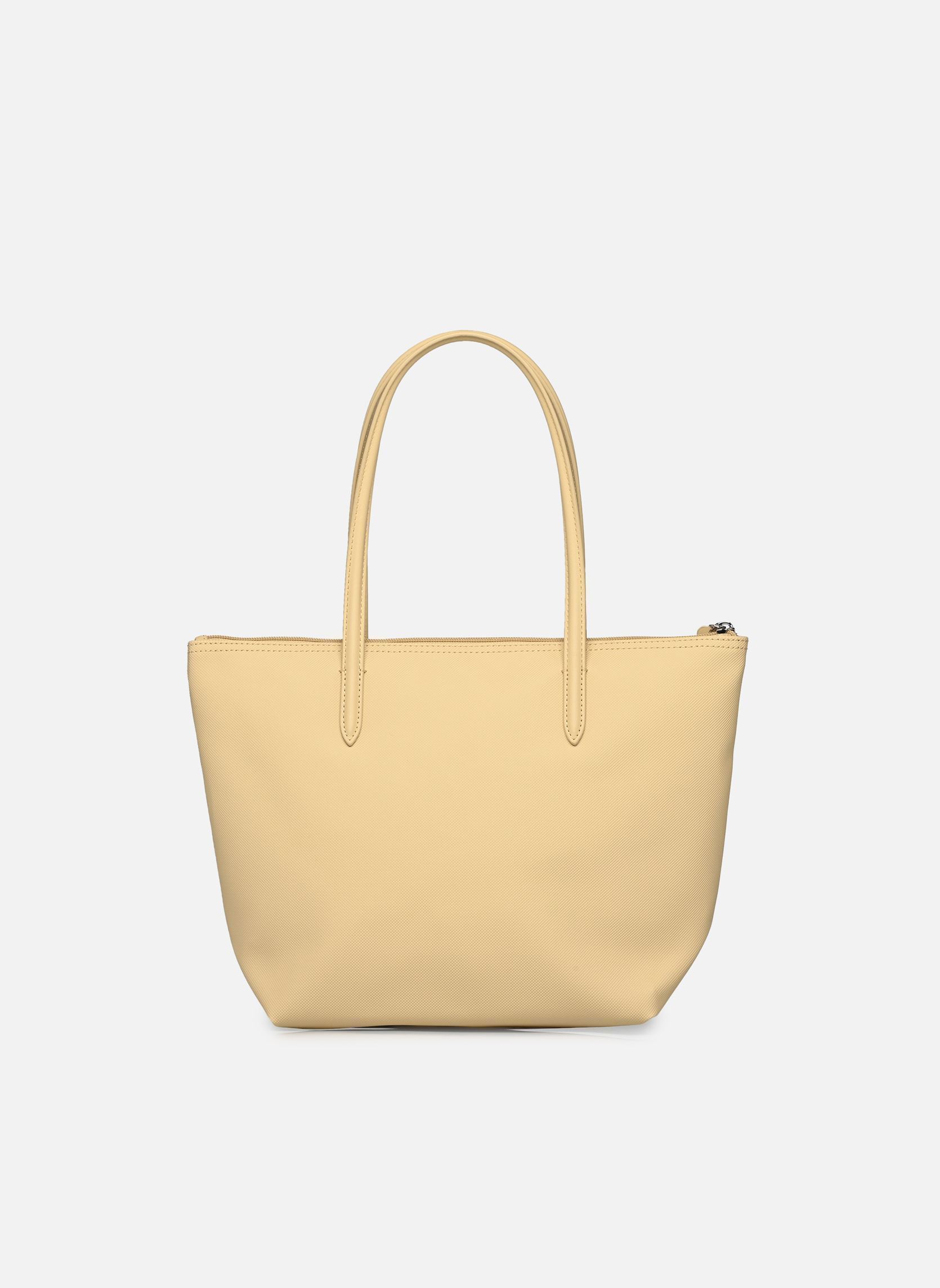 Cabas L.12.12 Concept Small Shopping Bag femme beige Lacoste Cabas L.12.12 Concept Small Shopping Bag femme beige TERREAU