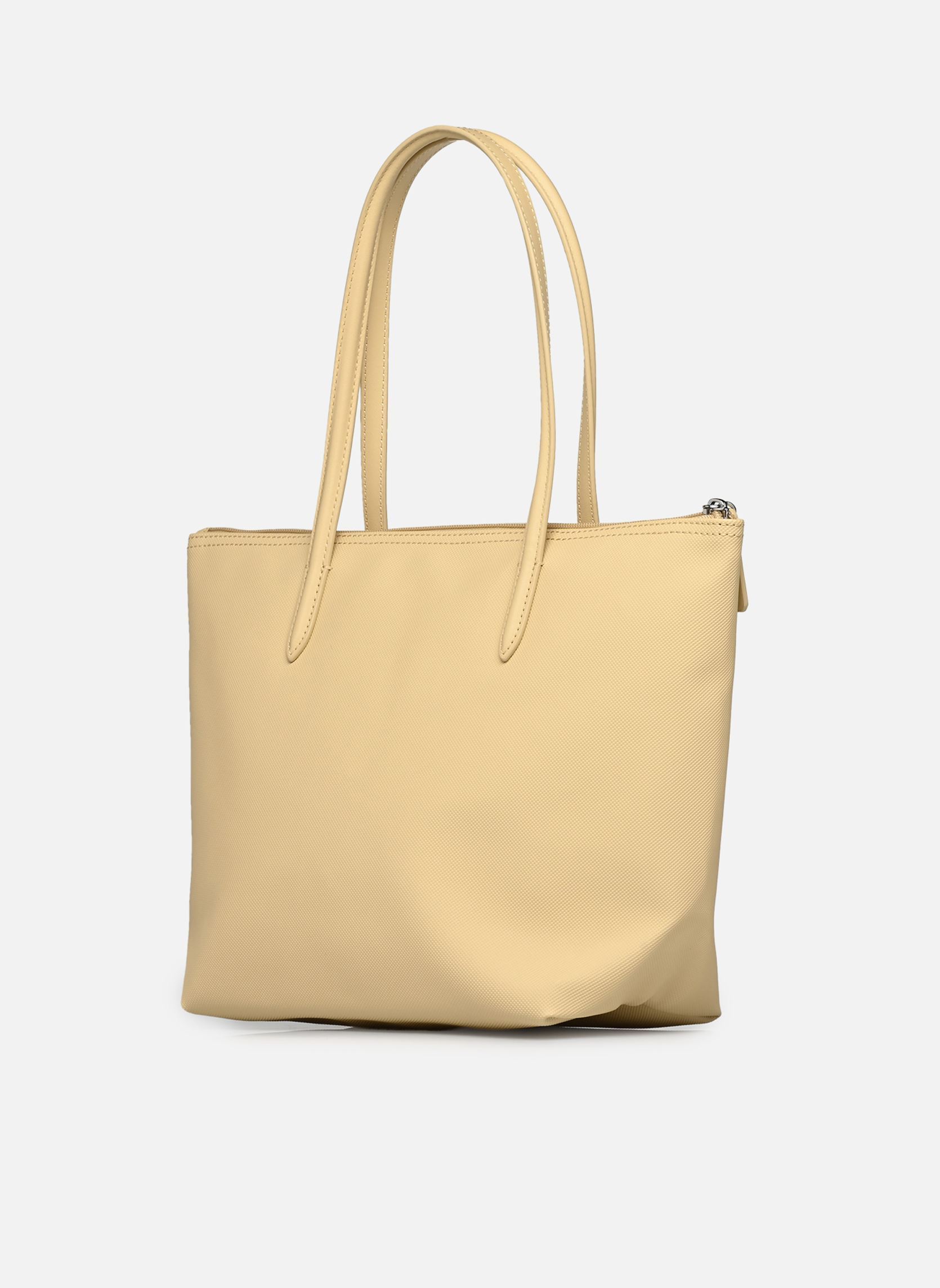Cabas L.12.12 Concept Small Shopping Bag femme beige Lacoste Cabas L.12.12 Concept Small Shopping Bag femme beige TERREAU
