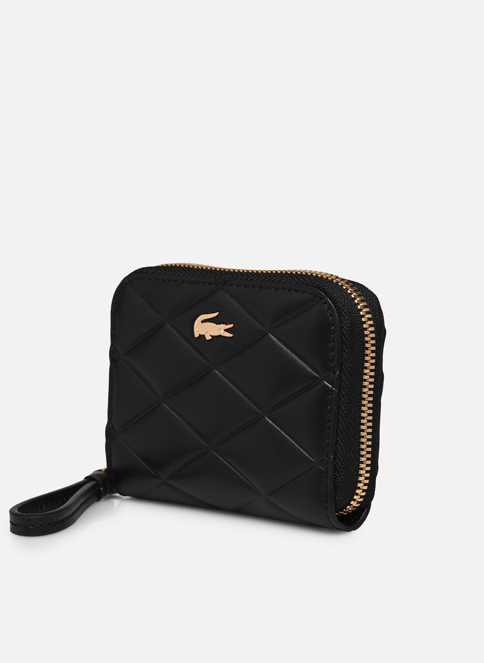 Geldbeutel Crocodelle Small Zipped Wallet damen schwarz Lacoste Geldbeutel Crocodelle Small Zipped Wallet damen schwarz Noir