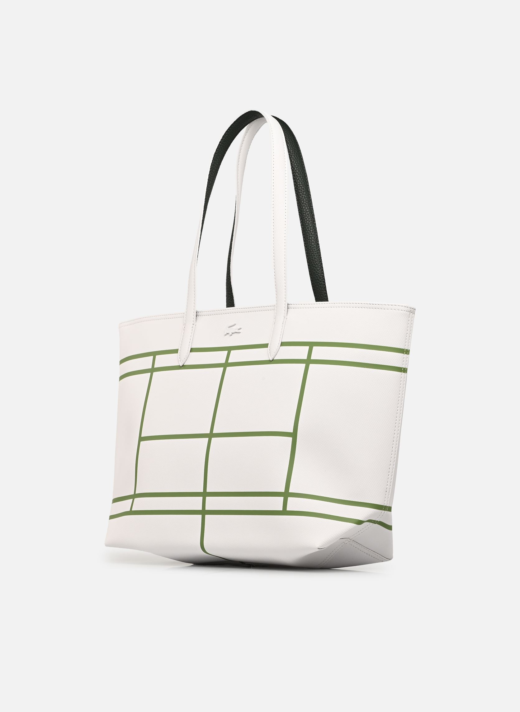 Shopper Anna Zipped Shopping Bag Printed Tennis damen weiß Lacoste Shopper Anna Zipped Shopping Bag Printed Tennis damen weiß BLANC SINOPLE