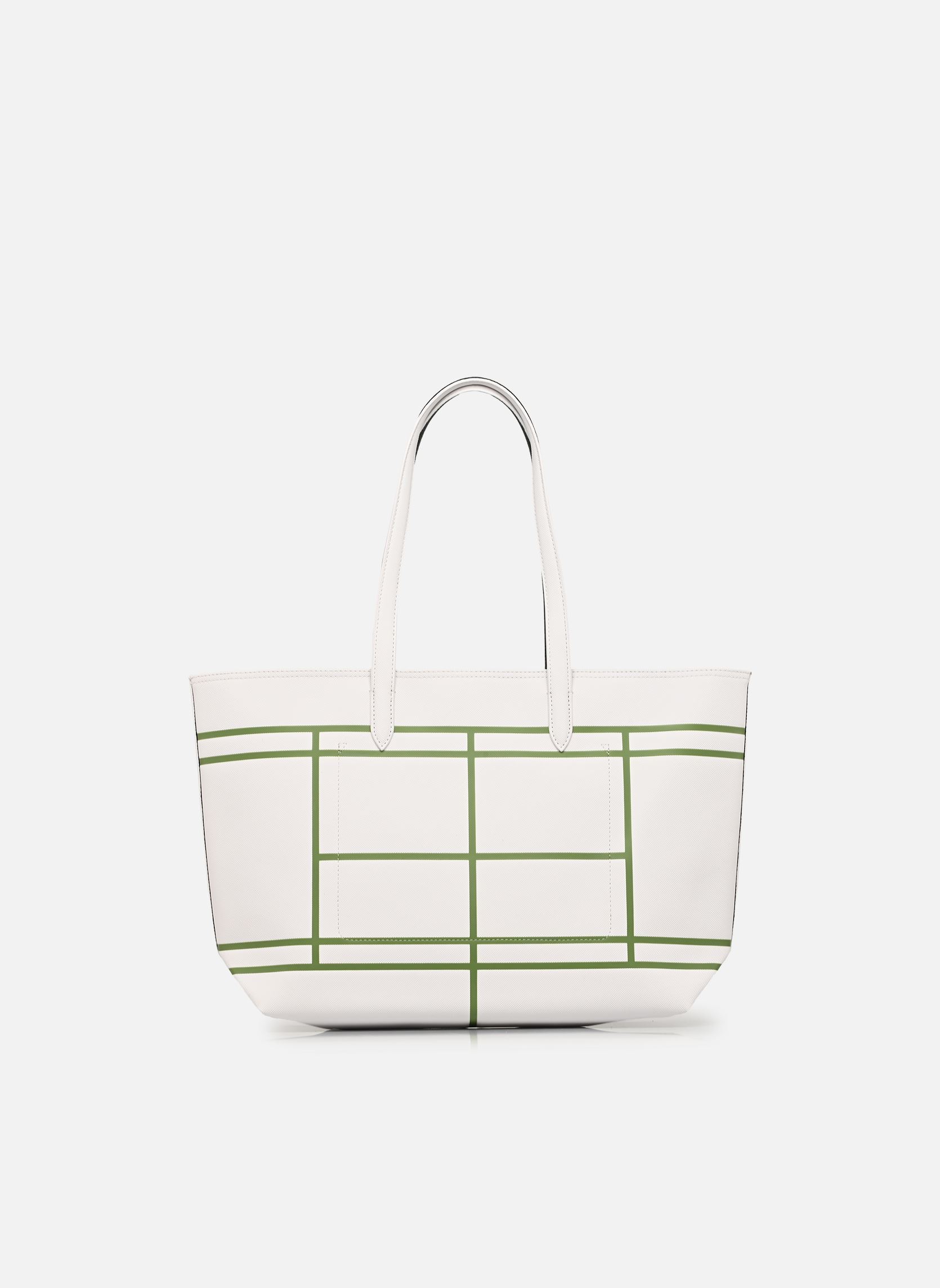 Shopper Anna Zipped Shopping Bag Printed Tennis damen weiß Lacoste Shopper Anna Zipped Shopping Bag Printed Tennis damen weiß BLANC SINOPLE