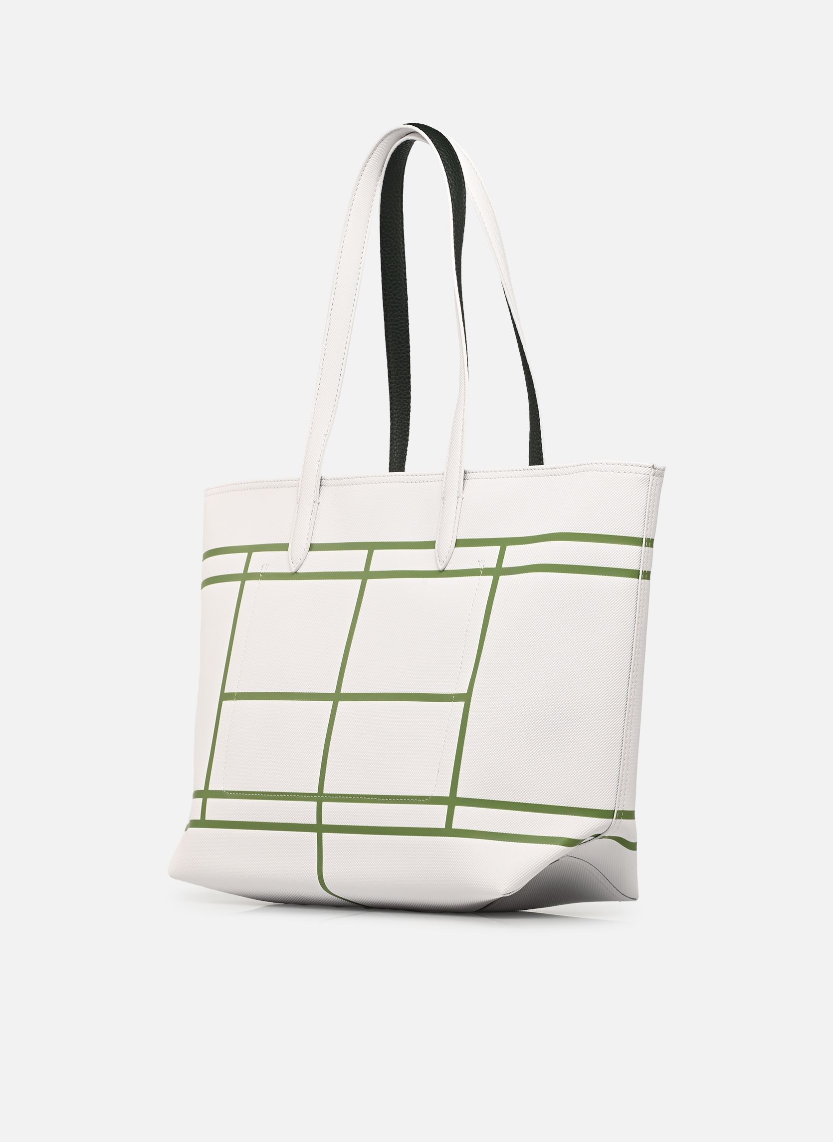 Shopper Anna Zipped Shopping Bag Printed Tennis damen weiß Lacoste Shopper Anna Zipped Shopping Bag Printed Tennis damen weiß BLANC SINOPLE