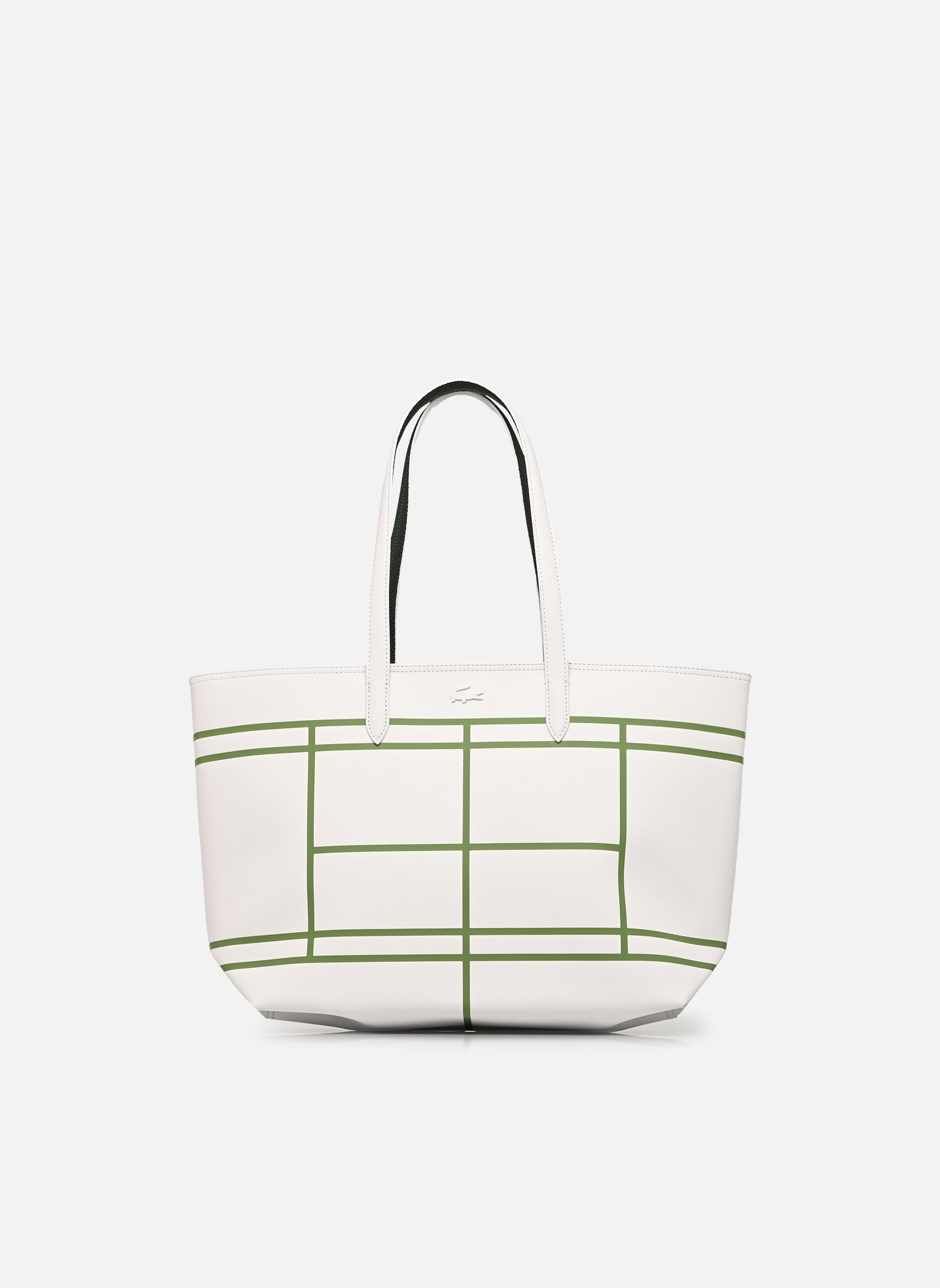 Shopper Anna Zipped Shopping Bag Printed Tennis damen weiß Lacoste Shopper Anna Zipped Shopping Bag Printed Tennis damen weiß BLANC SINOPLE