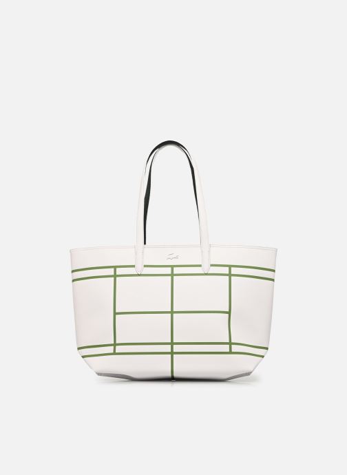 Lacoste Grote winkelzak Anna Zipped Shopping Bag Printed Tennis dames wit