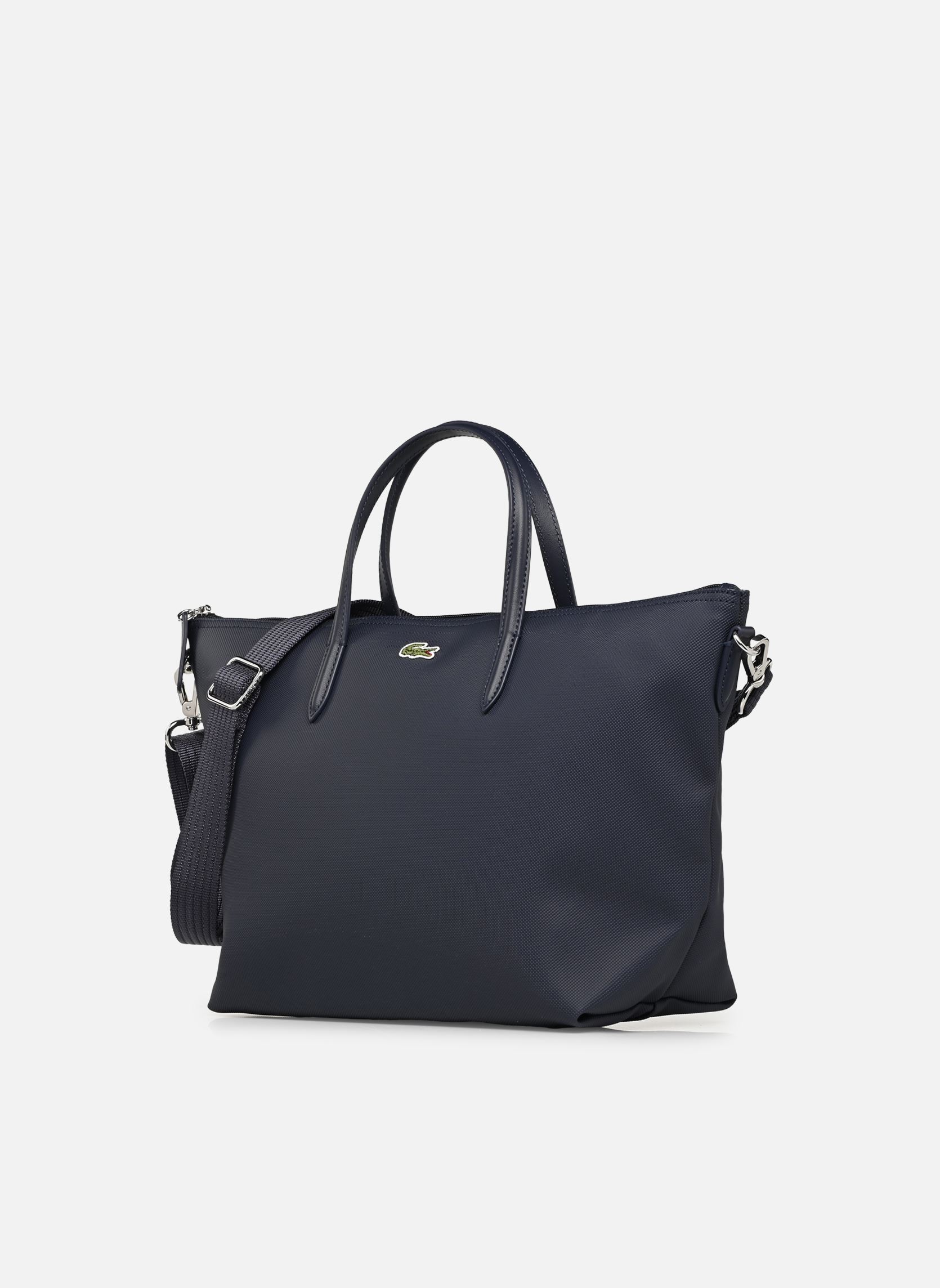 Cabas L.12.12 Concept Small Crossover Shopping femme bleu Lacoste Cabas L.12.12 Concept Small Crossover Shopping femme bleu PENOMBRE