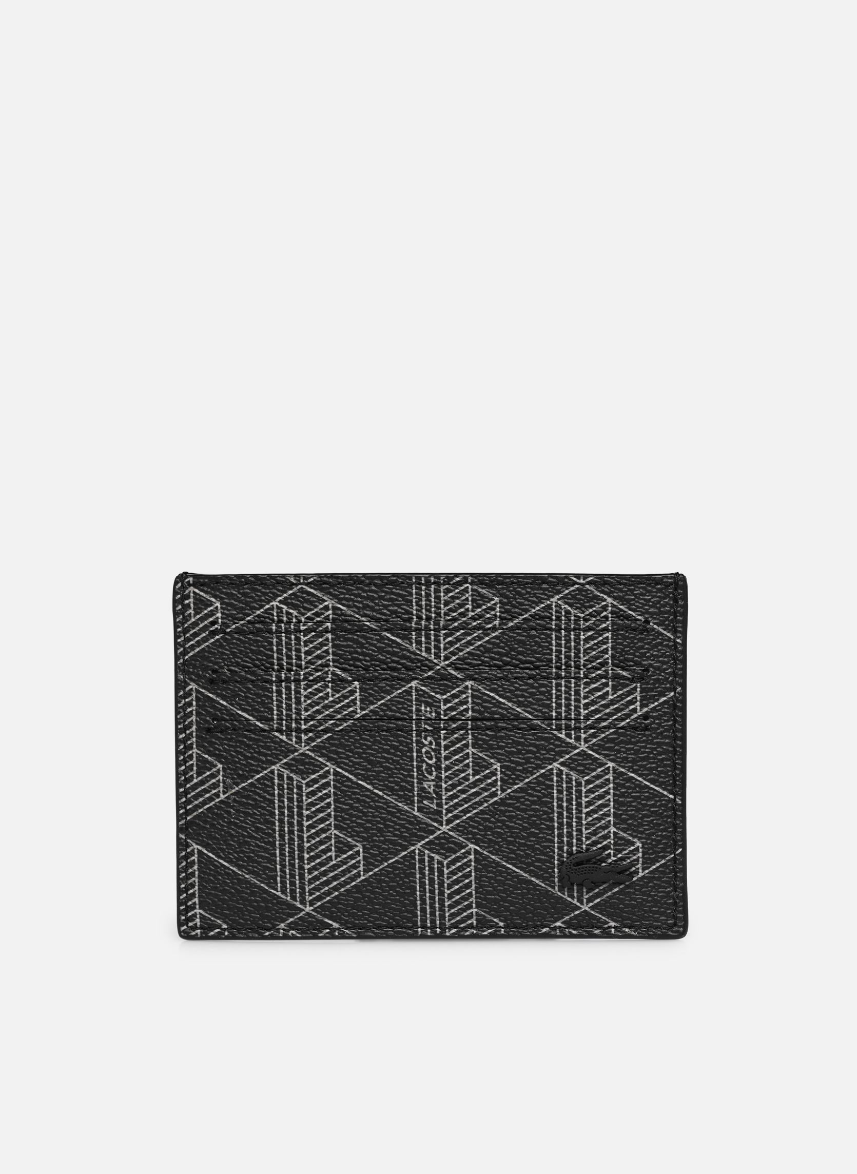 Kartenetui The Blend Card Holder herren schwarz Lacoste Kartenetui The Blend Card Holder herren schwarz Monogram Noir Gris