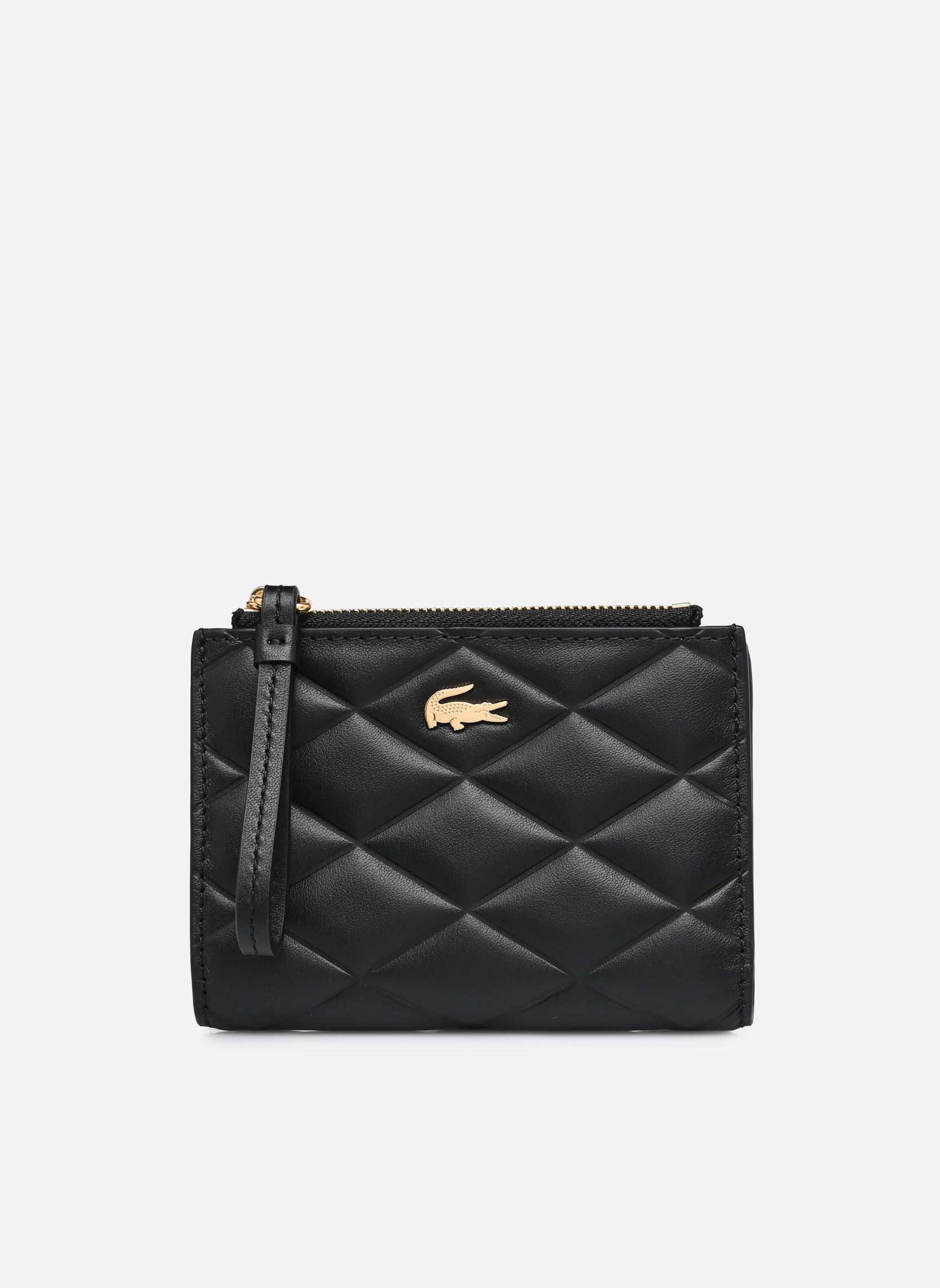 Kartenetui Crocodelle Zipped Billfold damen schwarz Lacoste Kartenetui Crocodelle Zipped Billfold damen schwarz Noir