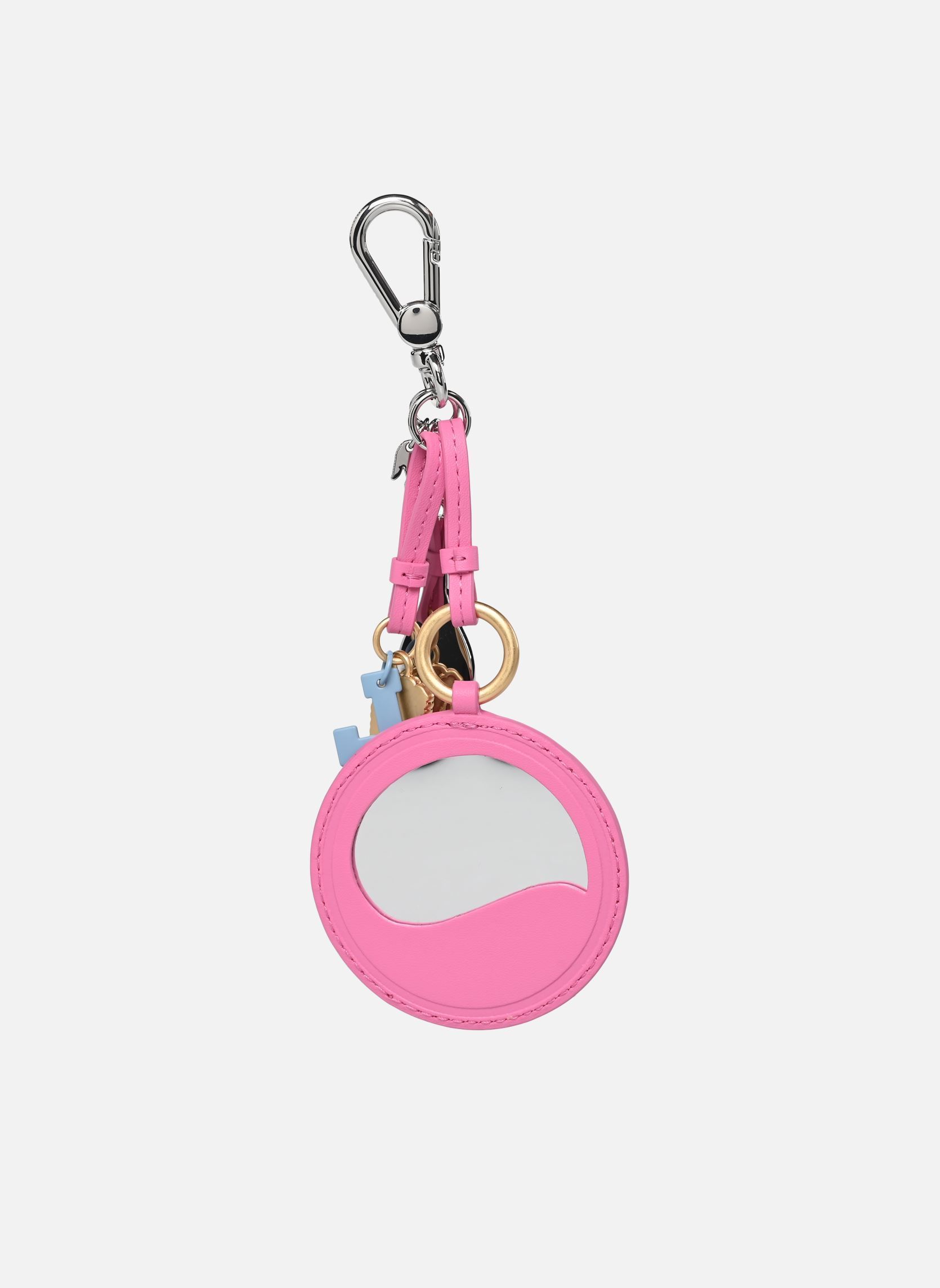 Porte-clefs Mirror Ball, Racket And Crocodile Key Ch femme rose Lacoste Porte-clefs Mirror Ball, Racket And Crocodile Key Ch femme rose FUSHIA