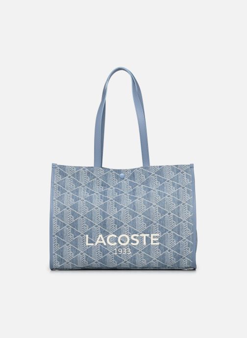 Lacoste Grote winkelzak Heritage Monogram Jacquard L Shopping Ba dames blauw