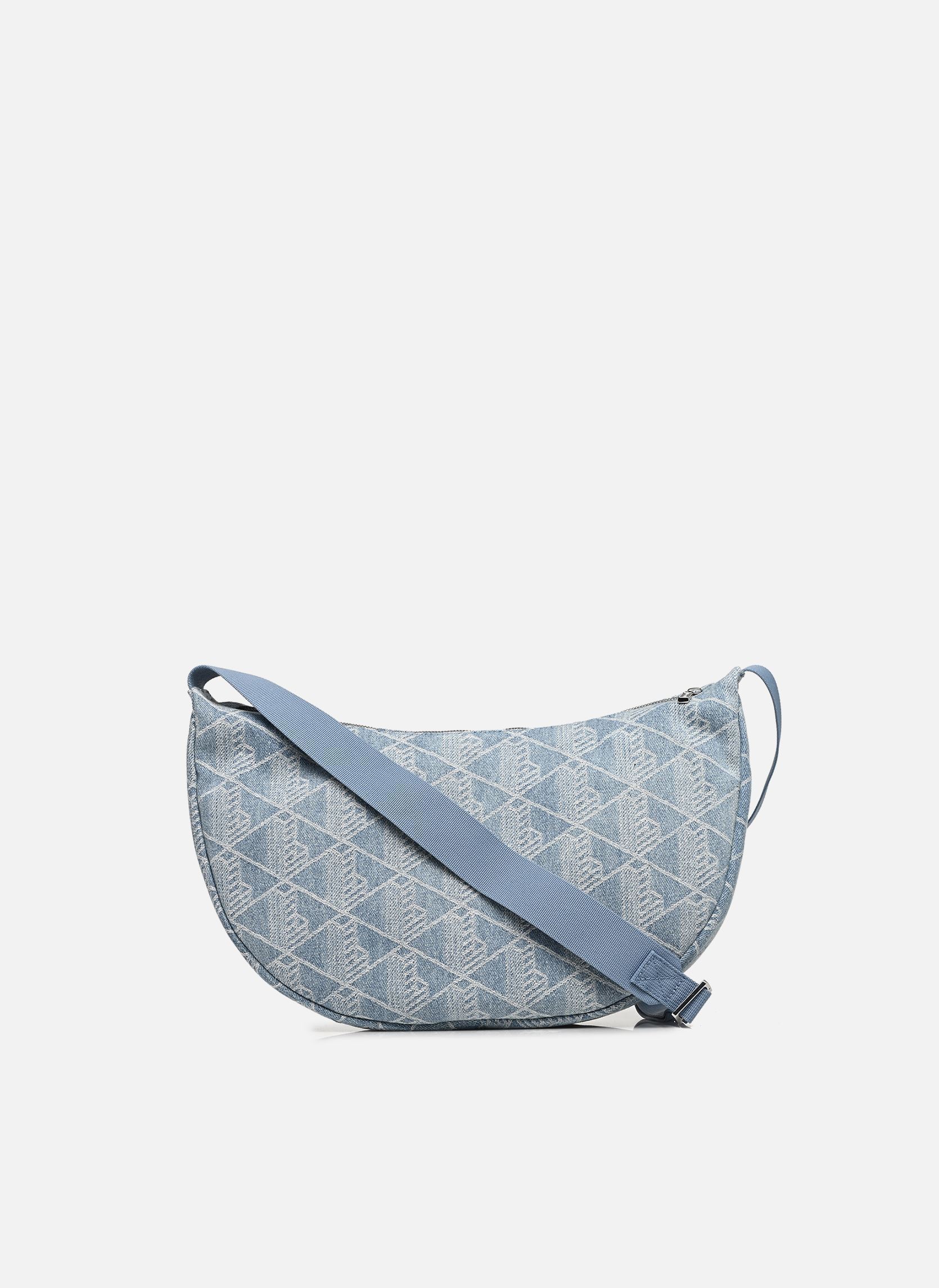 Cabas Neocroc Moon Bag In Monogram Jacquard bleu Lacoste Cabas Neocroc Moon Bag In Monogram Jacquard bleu Tradewinds