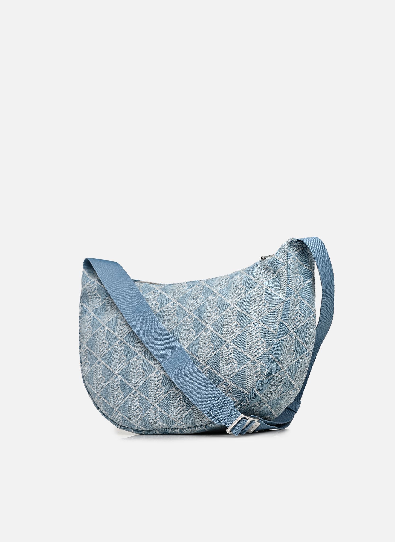 Cabas Neocroc Moon Bag In Monogram Jacquard bleu Lacoste Cabas Neocroc Moon Bag In Monogram Jacquard bleu Tradewinds