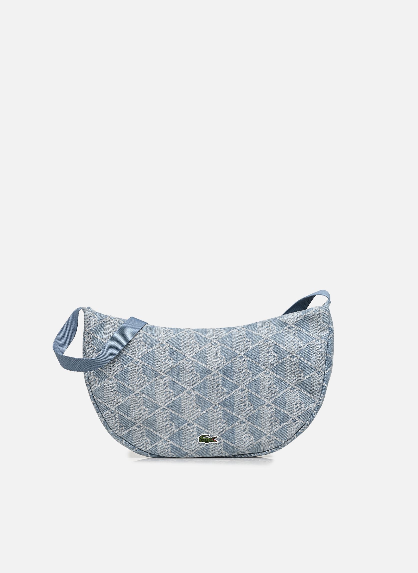 Cabas Neocroc Moon Bag In Monogram Jacquard bleu Lacoste Cabas Neocroc Moon Bag In Monogram Jacquard bleu Tradewinds