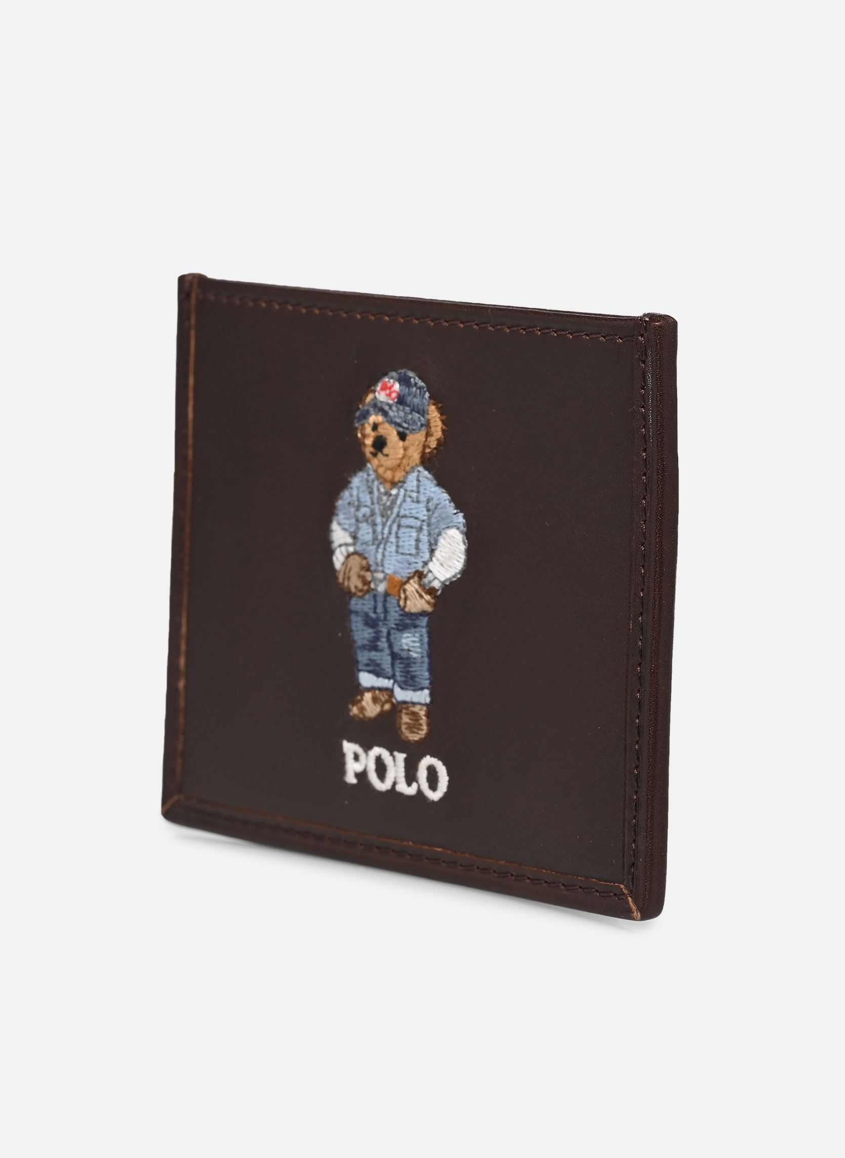 Portefeuilles Card Case-Wallet-Medium homme marron Polo Ralph Lauren Portefeuilles Card Case-Wallet-Medium homme marron DARK BROWN