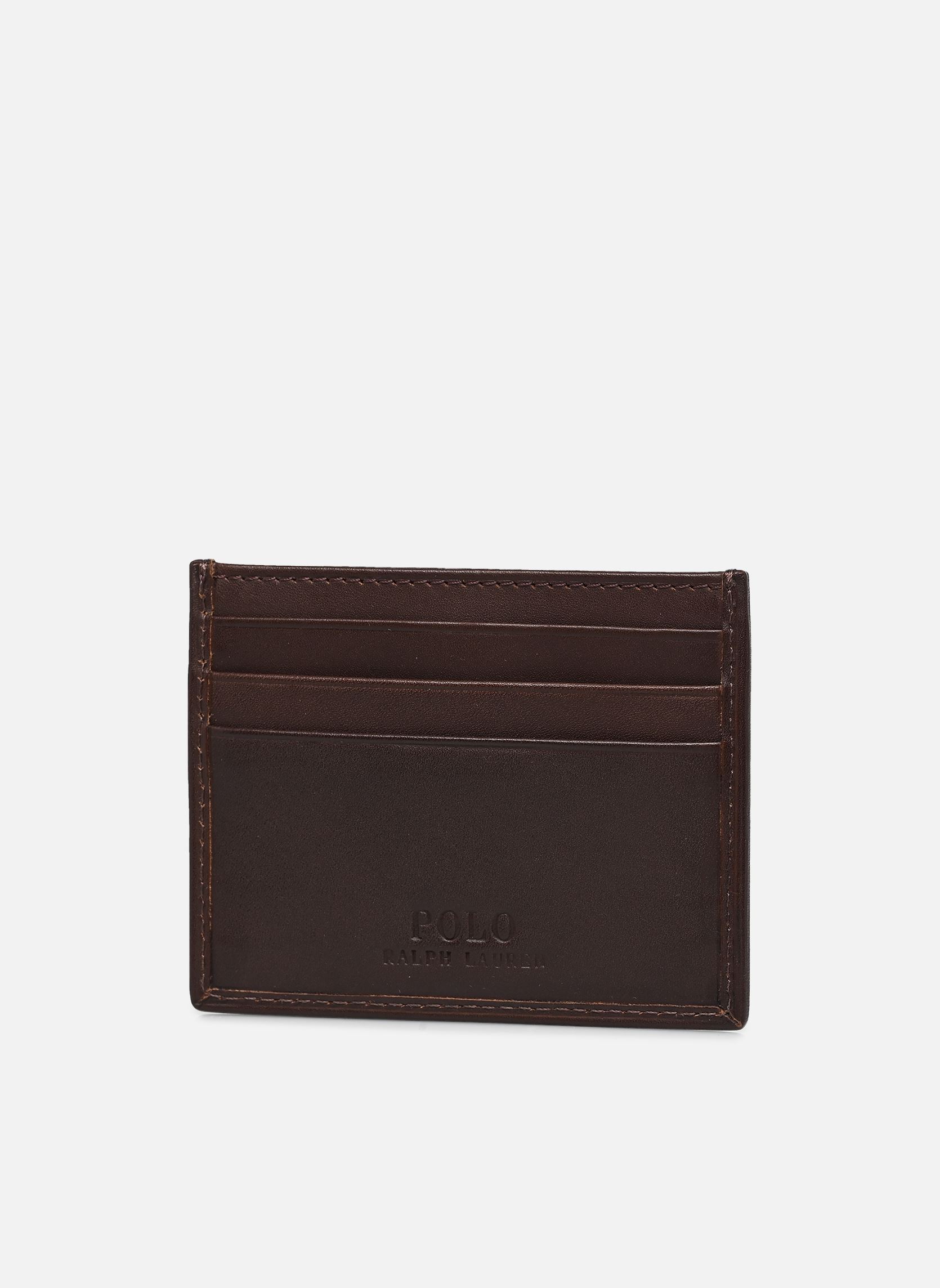 Portefeuilles Card Case-Wallet-Medium homme marron Polo Ralph Lauren Portefeuilles Card Case-Wallet-Medium homme marron DARK BROWN