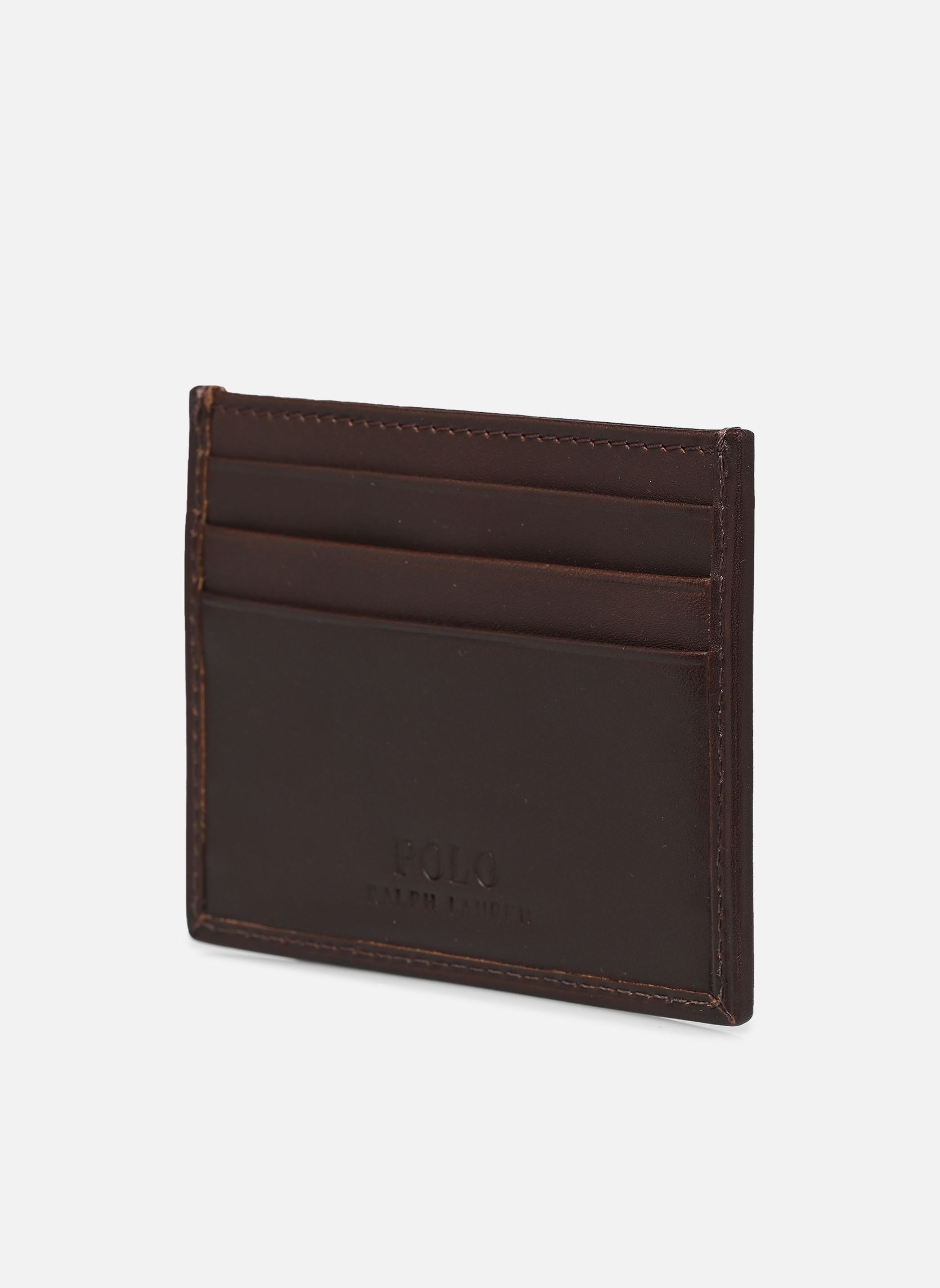 Portefeuilles Card Case-Wallet-Medium homme marron Polo Ralph Lauren Portefeuilles Card Case-Wallet-Medium homme marron DARK BROWN
