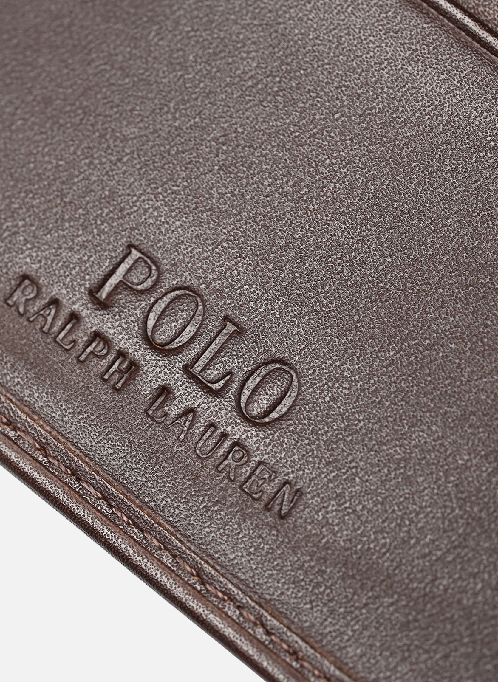 Portefeuilles Card Case-Wallet-Medium homme marron Polo Ralph Lauren Portefeuilles Card Case-Wallet-Medium homme marron DARK BROWN