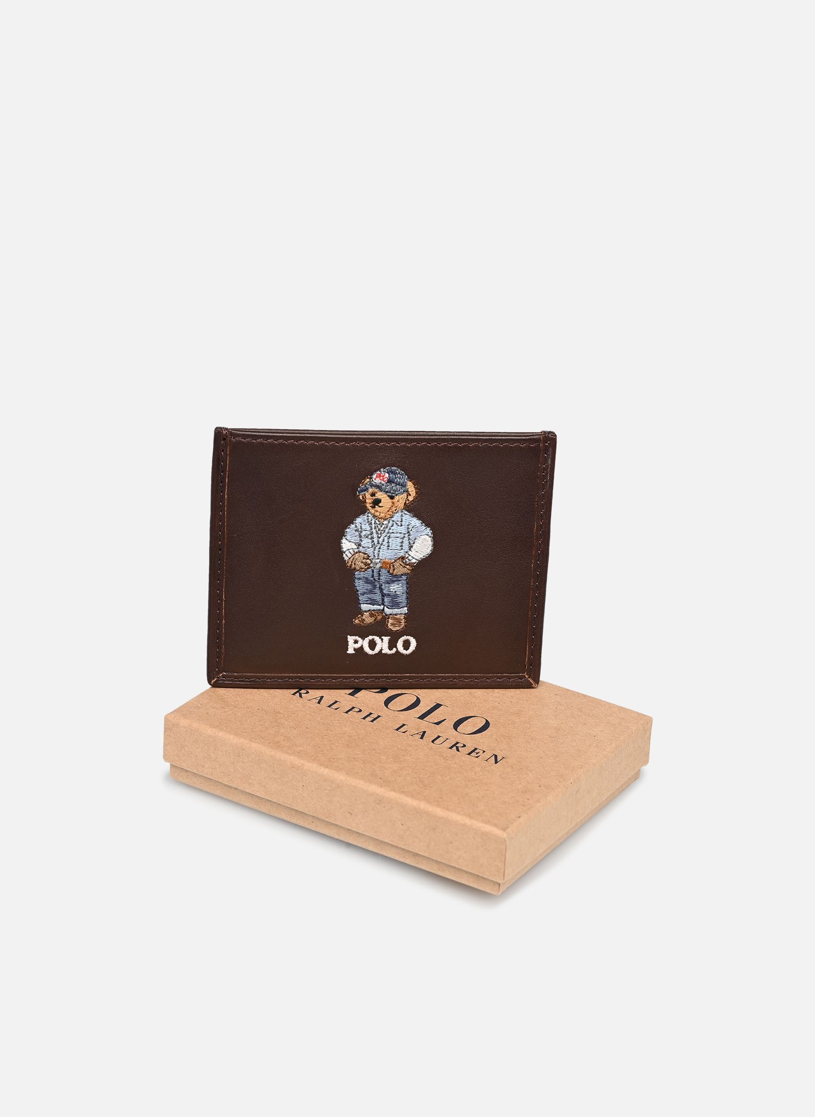 Portefeuilles Card Case-Wallet-Medium homme marron Polo Ralph Lauren Portefeuilles Card Case-Wallet-Medium homme marron DARK BROWN