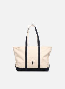 Cabas Pp Icn Tte M-Tote-Medium femme blanc Polo Ralph Lauren Cabas Pp Icn Tte M-Tote-Medium femme blanc Cream/Navy