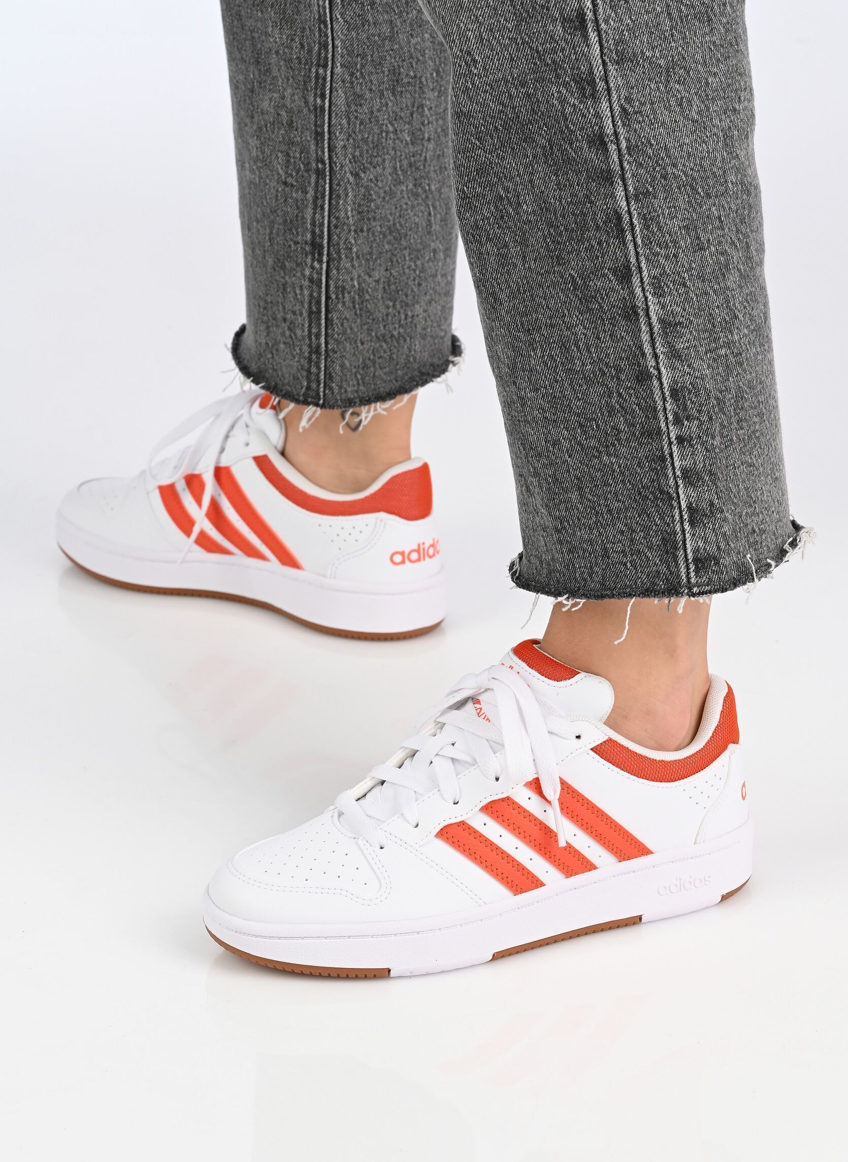 Sneaker HOOPS CLASSIC W W damen weiß adidas sportswear Sneaker HOOPS CLASSIC W W damen weiß FTWWHT/CORANG/AMBGUM