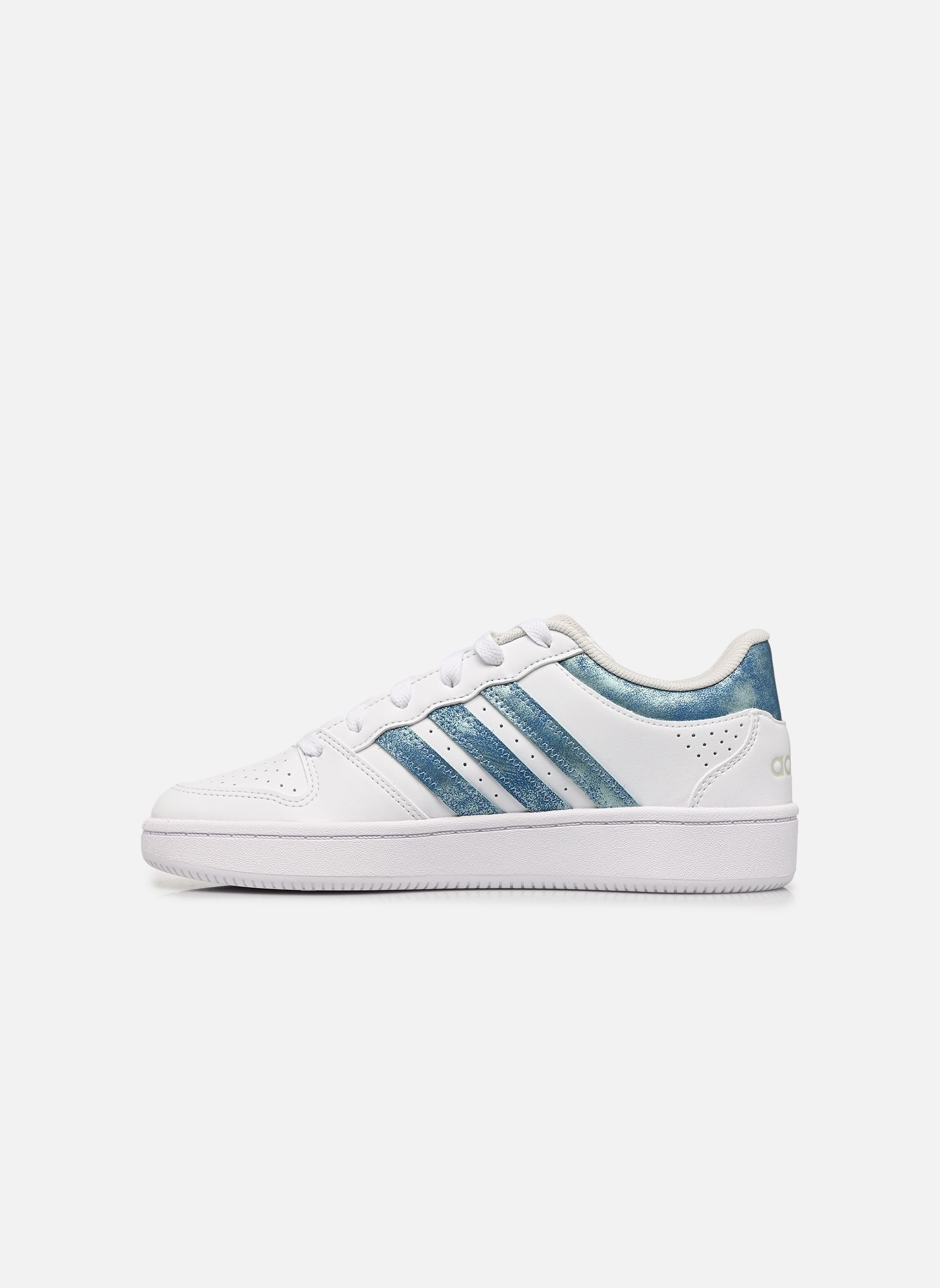Baskets HOOPS CLASSIC W W femme blanc adidas sportswear Baskets HOOPS CLASSIC W W femme blanc FTWWHT/SUPCOL/ORBGRY