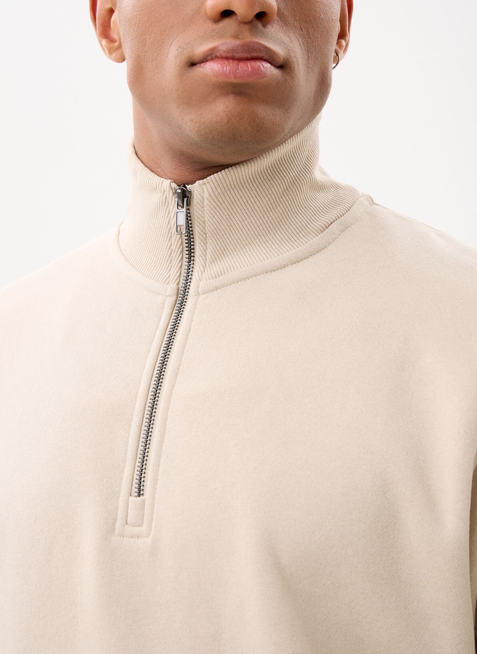 Sweats zippés Jjebradley Sweat Half Zip Noos homme gris Jack & Jones Sweats zippés Jjebradley Sweat Half Zip Noos homme gris MOONBEAM