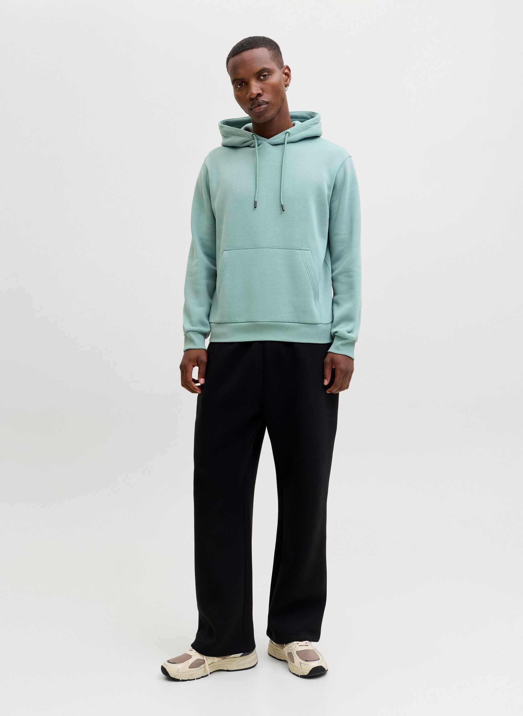 Sweats à capuche Jjebradley Sweat Hood Noos homme vert Jack & Jones Sweats à capuche Jjebradley Sweat Hood Noos homme vert MINERAL BLUE