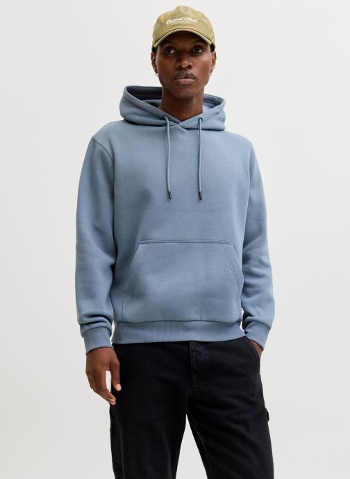 Jack & Jones Kapuzenpullover Jjebradley Sweat Hood Noos herren blau