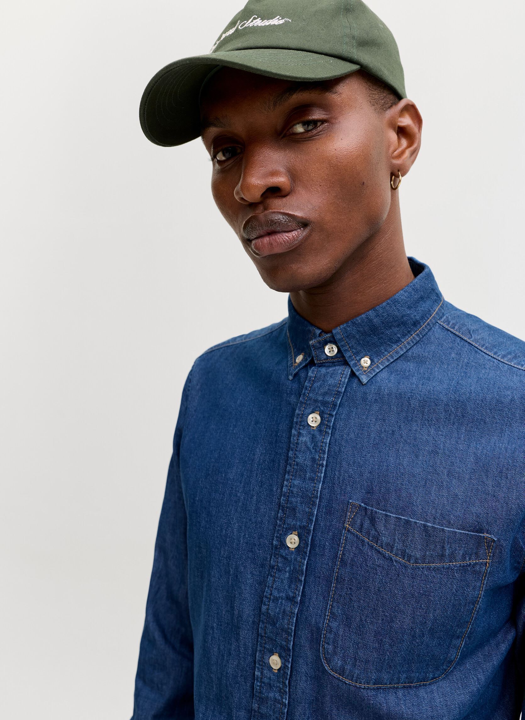 Hemden Jjebrook Jjoxford Shirt Akm 990 Noos herren blau Jack & Jones Hemden Jjebrook Jjoxford Shirt Akm 990 Noos herren blau BLUE DENIM