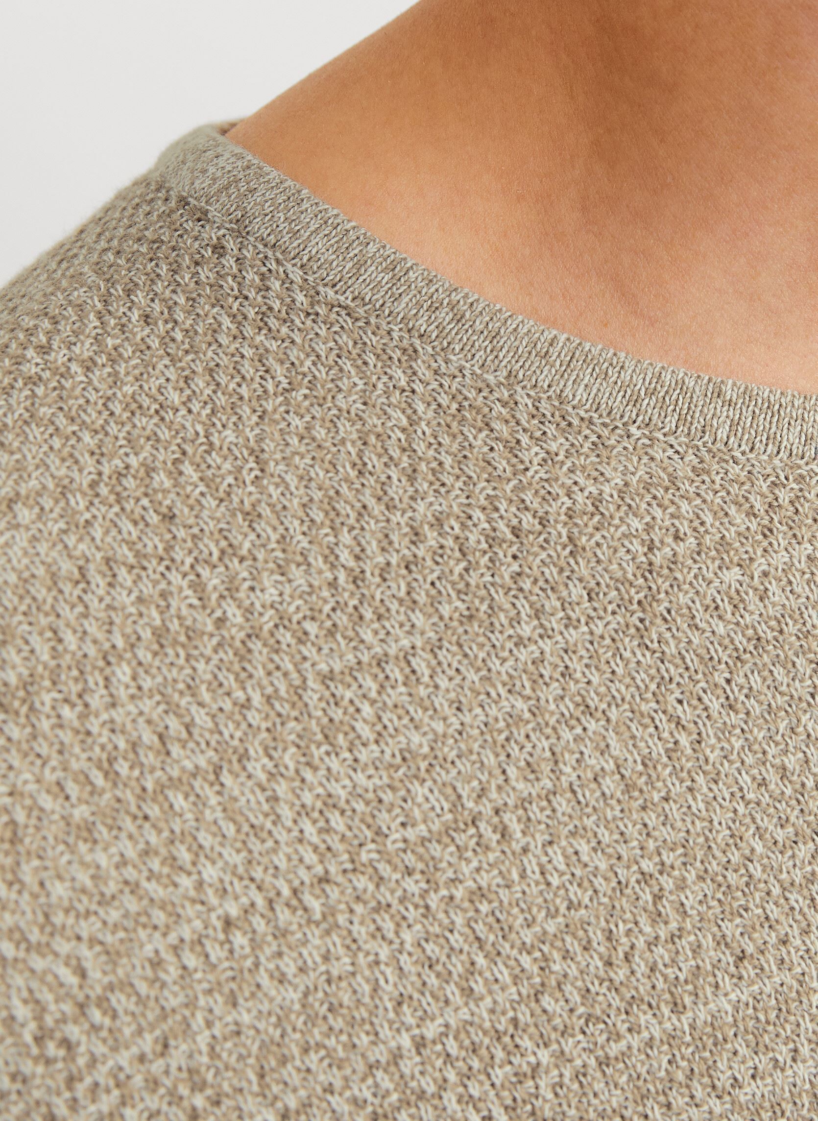 Pulls Jjegeorge Knit Crew Neck Noos homme beige Jack & Jones Pulls Jjegeorge Knit Crew Neck Noos homme beige CORIANDER