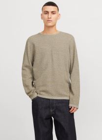 Pulls Jjegeorge Knit Crew Neck Noos homme bleu