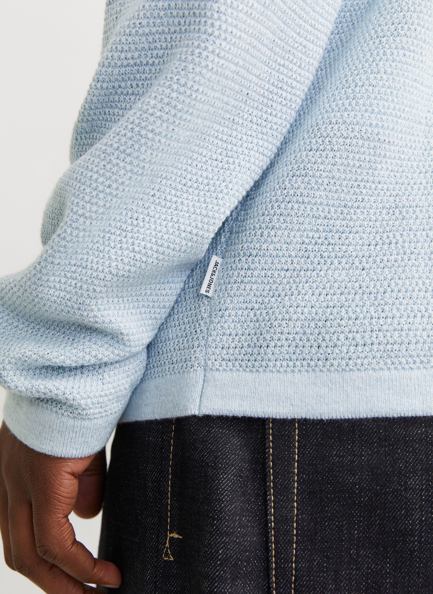 Pulls Jjegeorge Knit Crew Neck Noos homme bleu Jack & Jones Pulls Jjegeorge Knit Crew Neck Noos homme bleu CHAMBRAY BLUE