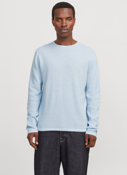 Jack & Jones Pulls Jjegeorge Knit Crew Neck Noos homme bleu
