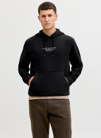 Sweaters met rits Jprbluarchie Sweat Hood Ln heren zwart