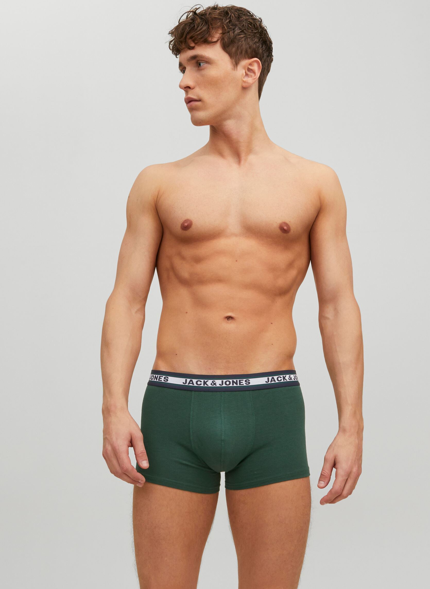 Sportondergoed Jacoliver Trunks 5 Pack Noos heren grijs Jack & Jones Sportondergoed Jacoliver Trunks 5 Pack Noos heren grijs DARK GREY MELANGE