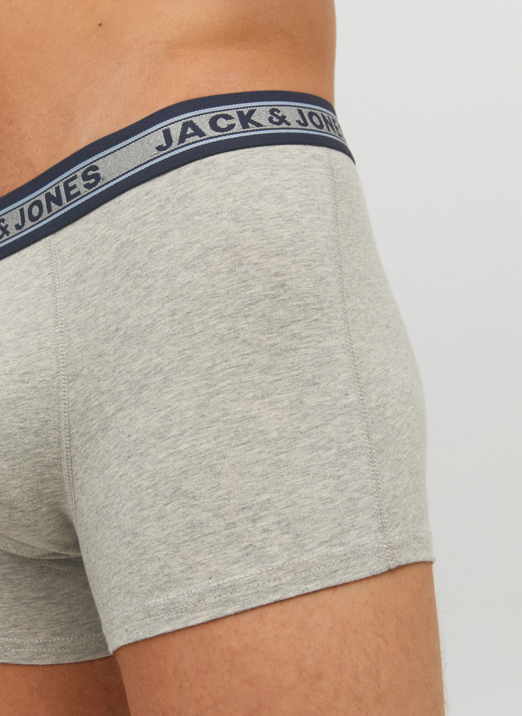 Sportondergoed Jacoliver Trunks 5 Pack Noos heren grijs Jack & Jones Sportondergoed Jacoliver Trunks 5 Pack Noos heren grijs DARK GREY MELANGE