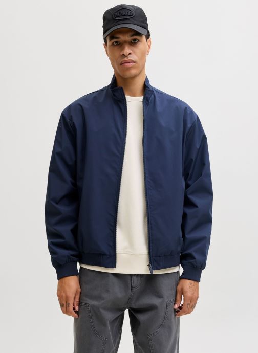 Jack & Jones Blousons Jjecharge Stand Collar Bomber Noos homme bleu