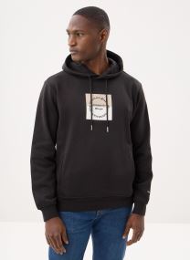 Sweats zippés Jorcatskills Square Branding Sweat Hood homme noir