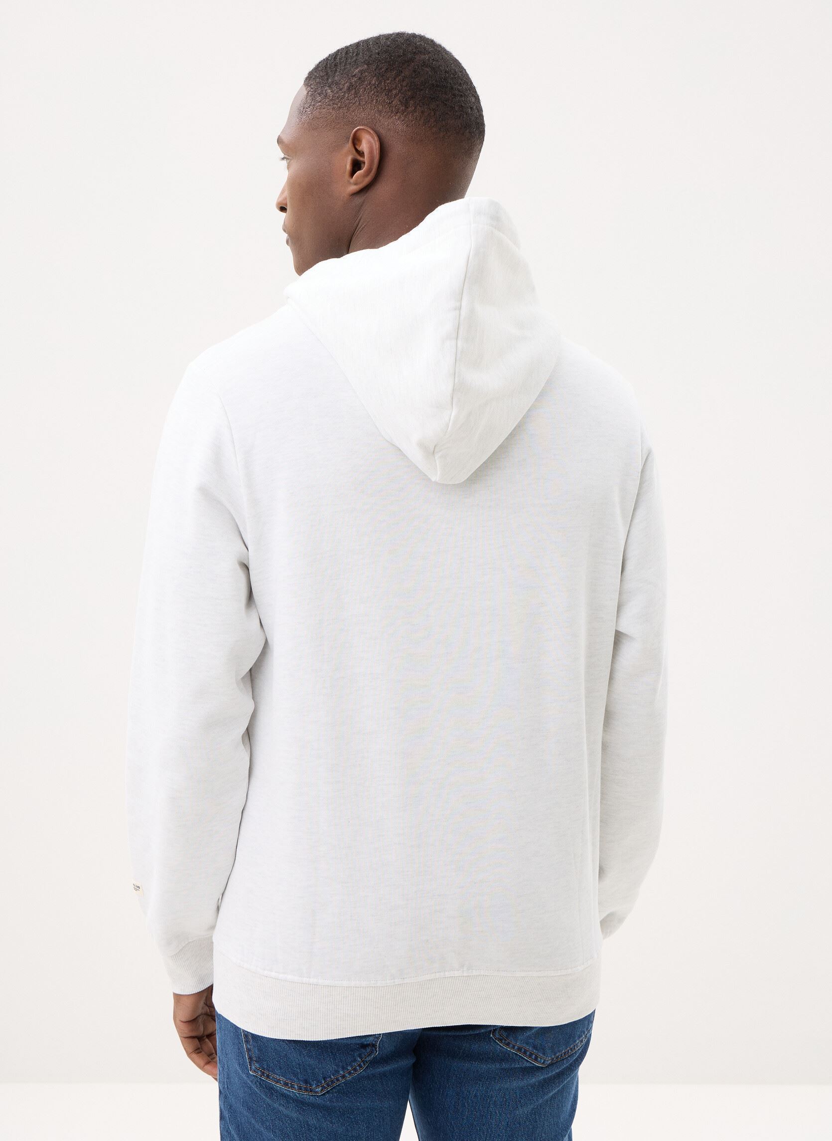 Sweaters met rits Jorcatskills Square Branding Sweat Hood heren wit Jack & Jones Sweaters met rits Jorcatskills Square Branding Sweat Hood heren wit BRIGHT WHITE